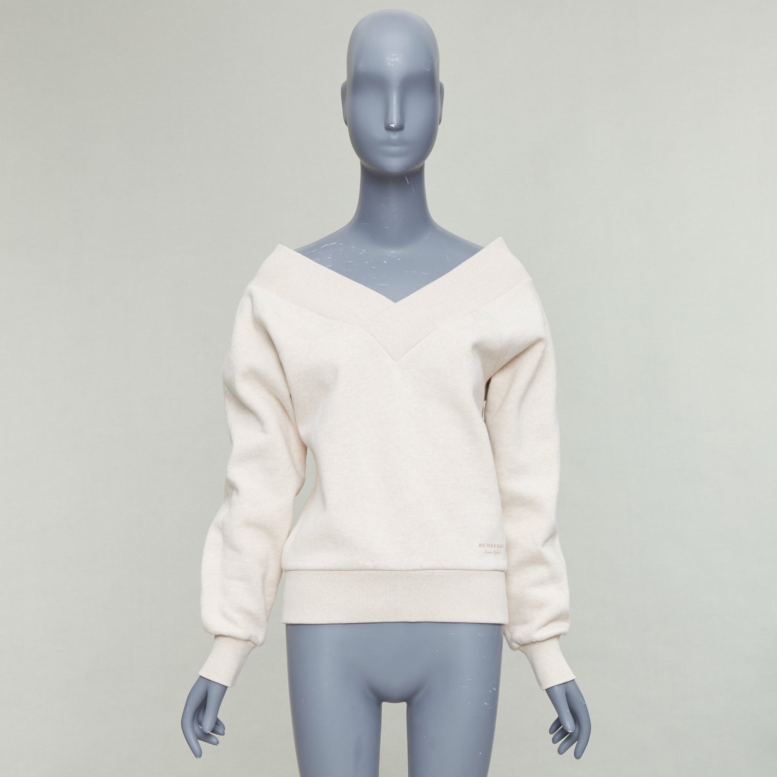 Burberry Off Shoulder Sweater - Image 10