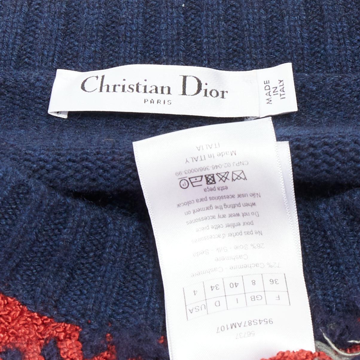 Dior Plaid Fringe Sweater - Image 10