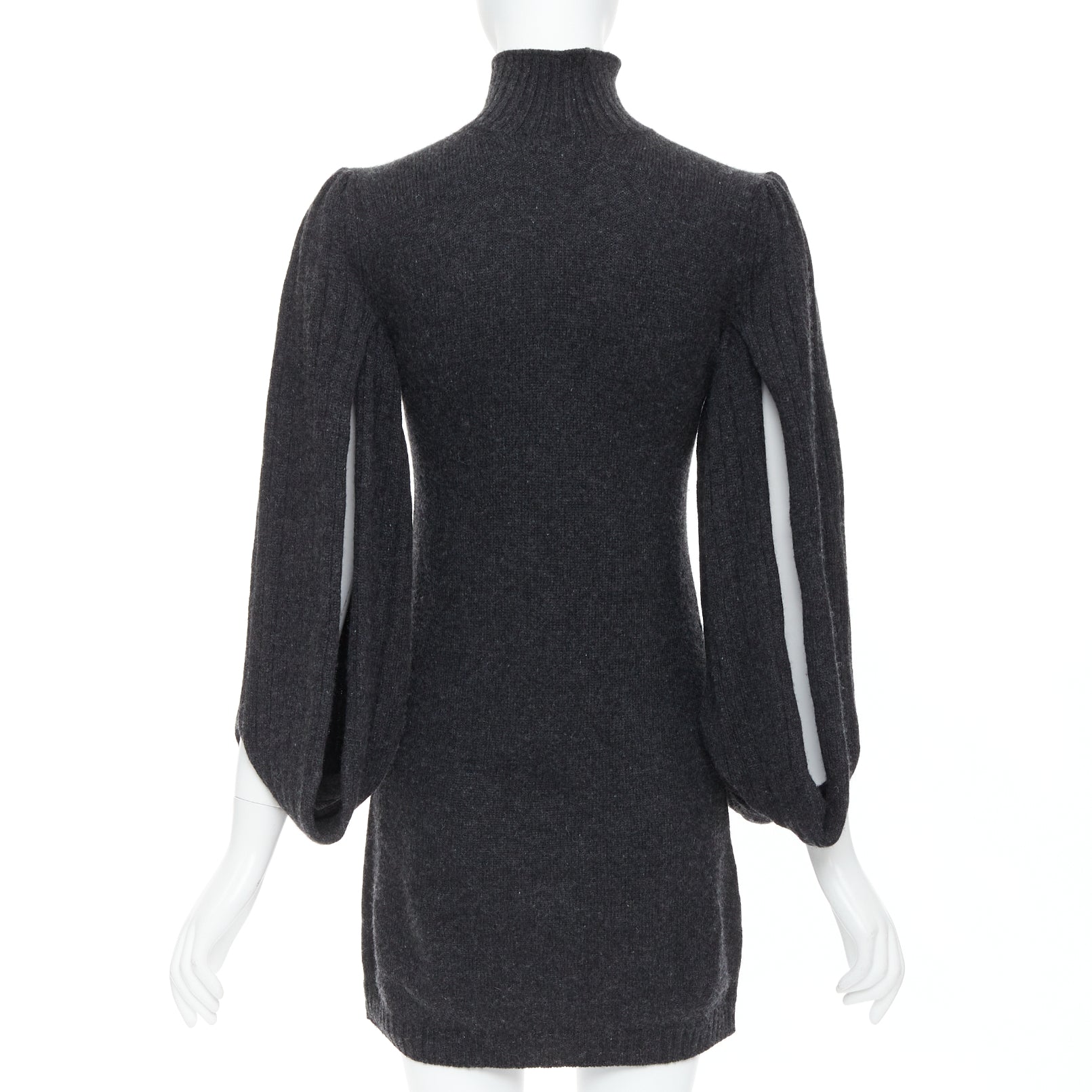 Chanel Button Sweater Dress - Side view