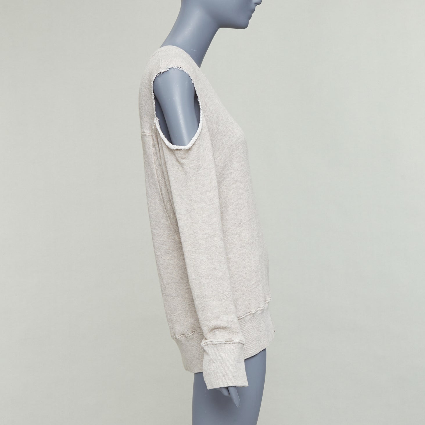 Bassike Washed Cut Out Sweat - 4