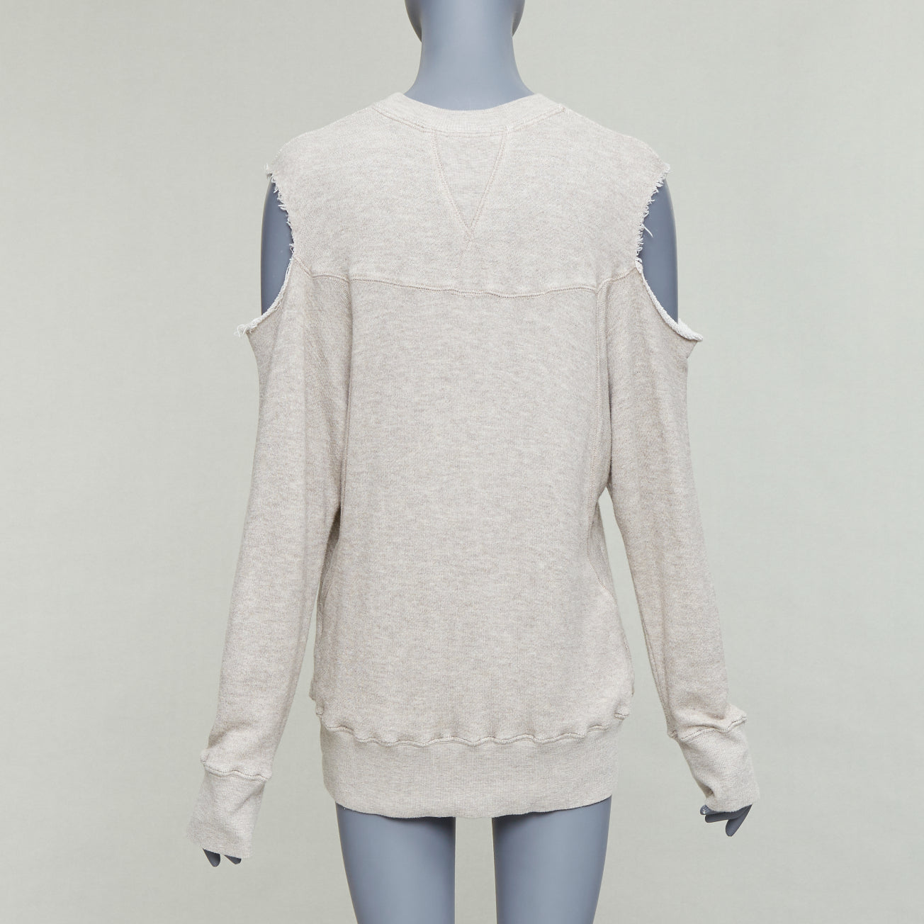 Bassike Washed Cut Out Sweat - Side view