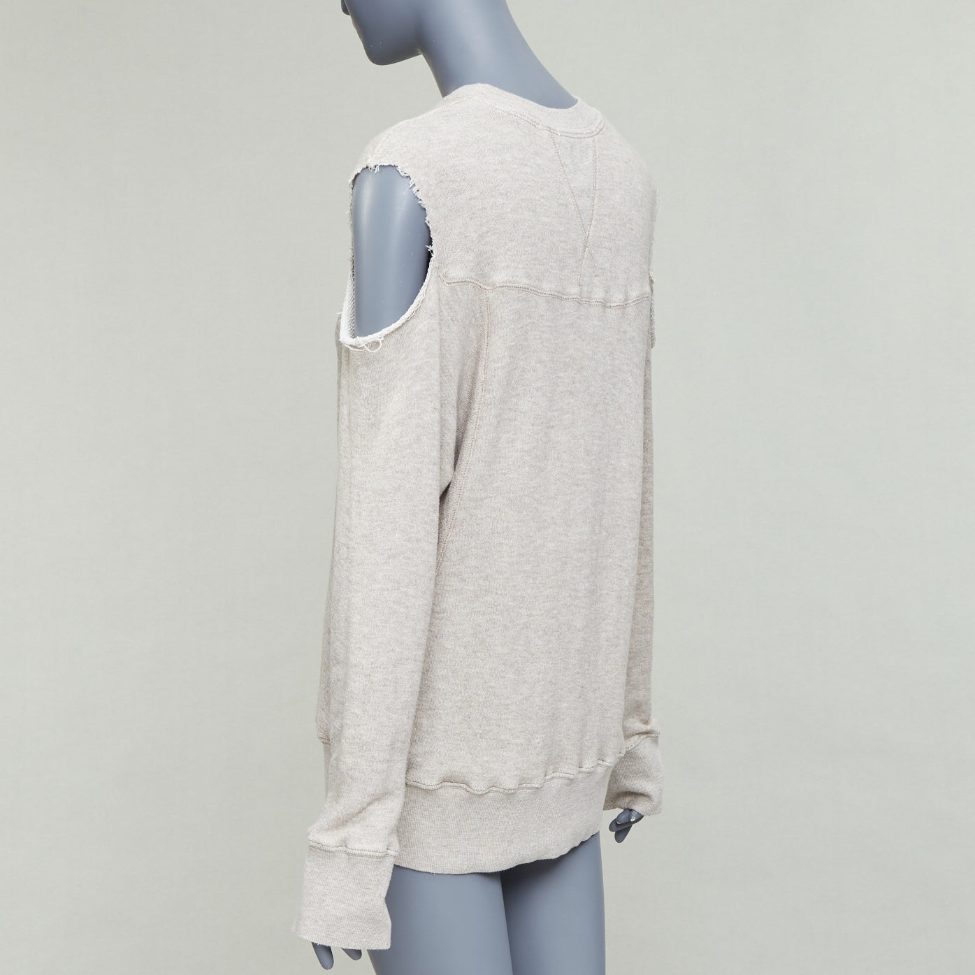 Bassike Washed Cut Out Sweat - Detail 1