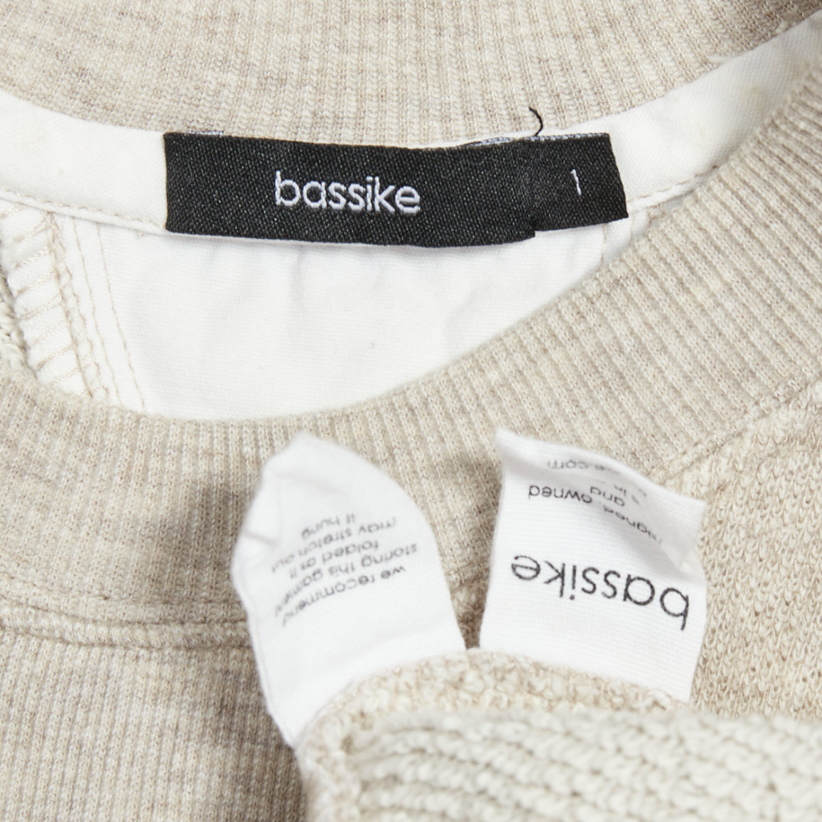 Bassike Washed Cut Out Sweat - Image 10
