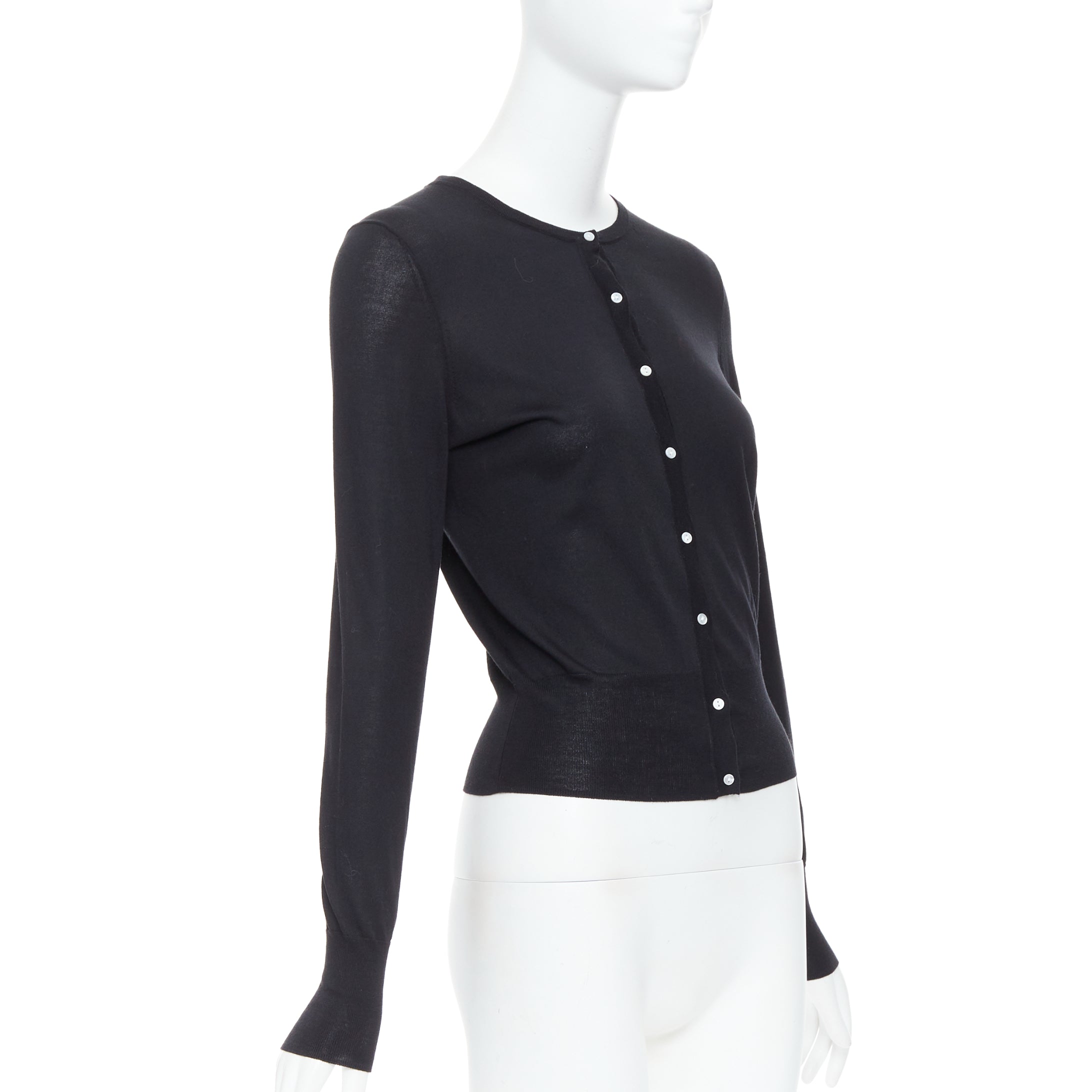 Theory Silk Buttons Cardigan - Image 6