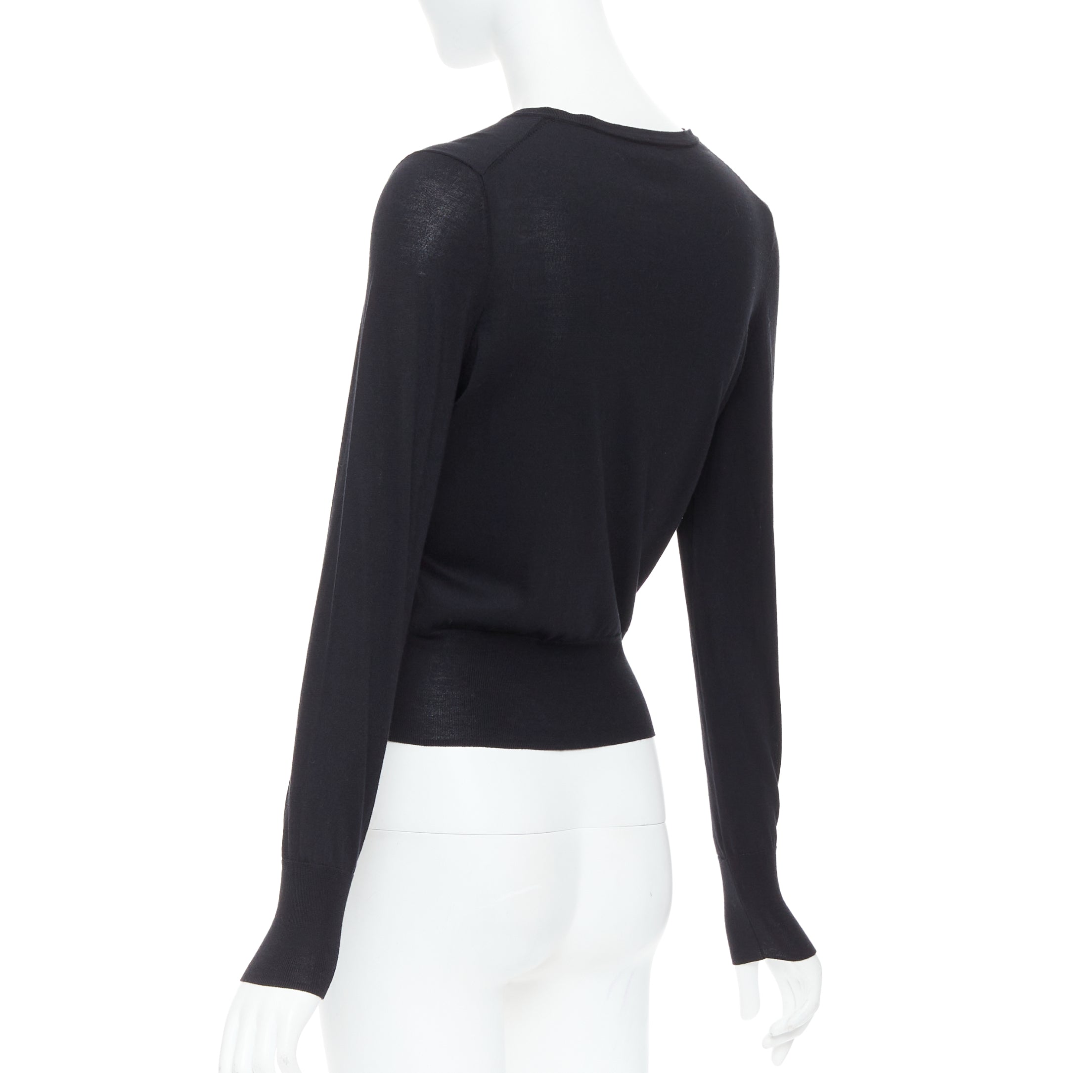 Theory Silk Buttons Cardigan - Detail 1