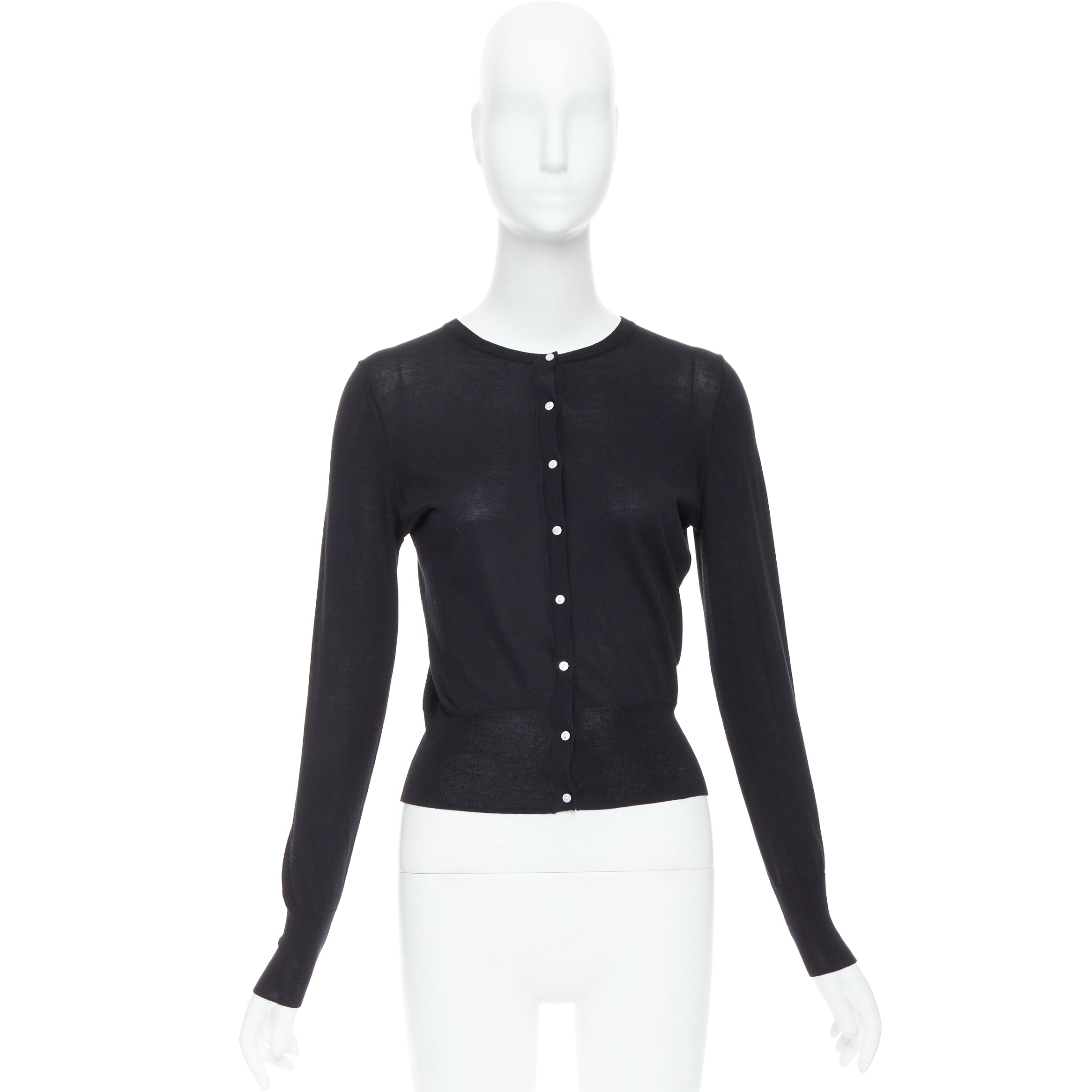 Theory Silk Buttons Cardigan - Image 11