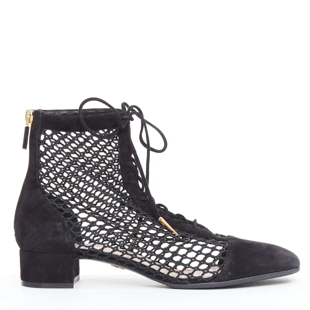Dior Naughtily-D Black Suede Good - Front View