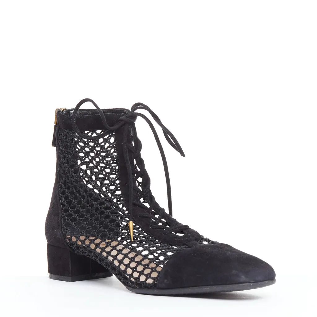 Dior Naughtily-D Black Suede Good - Back View