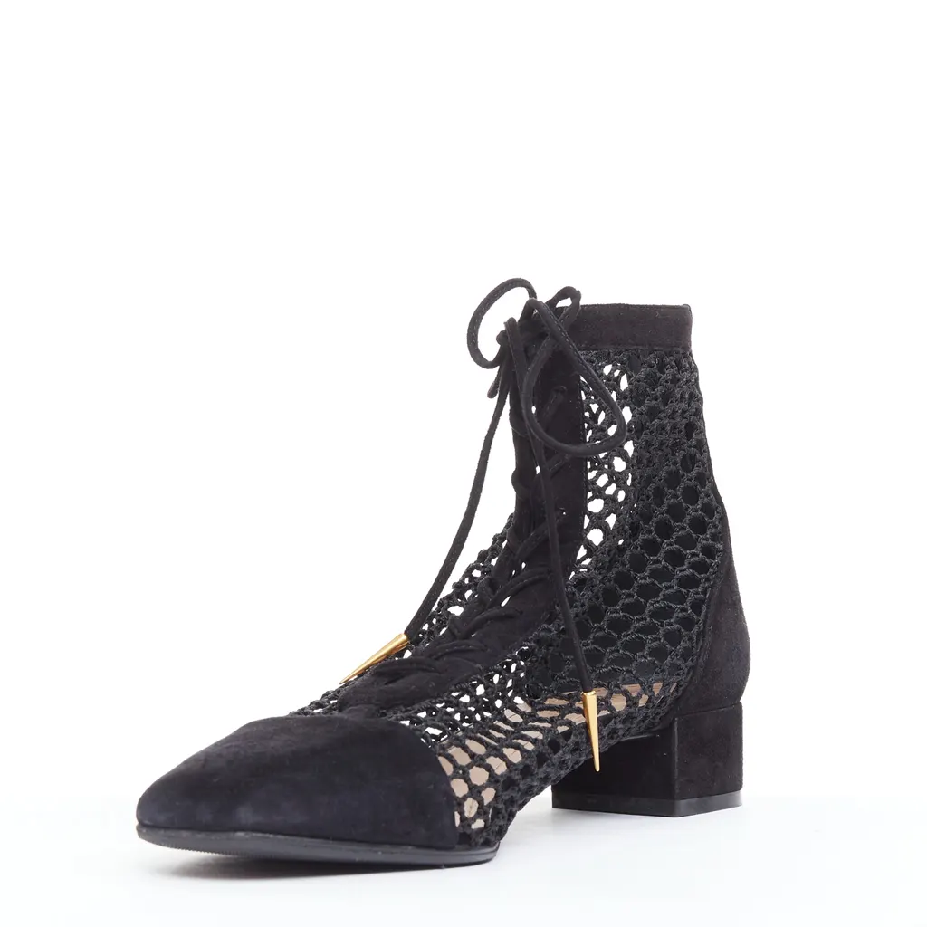 Dior Naughtily-D Black Suede Good - Model View