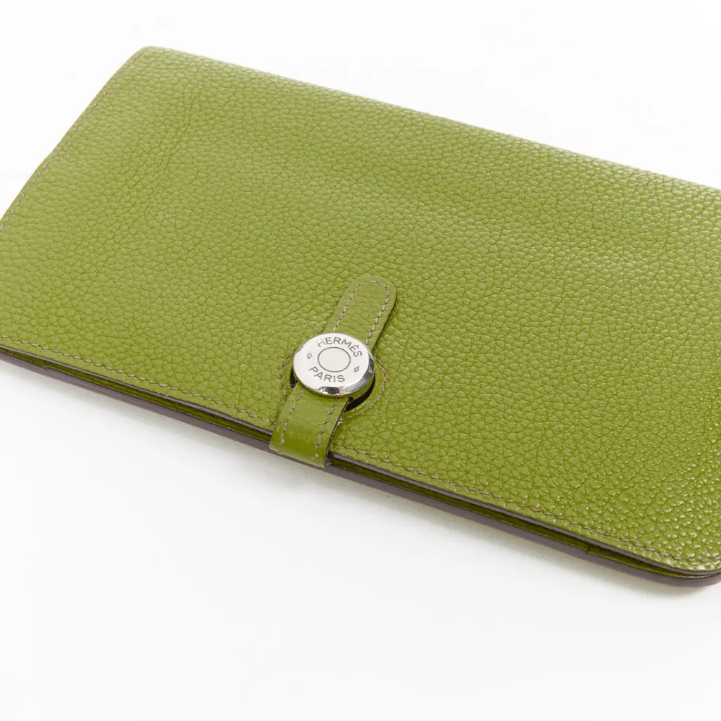 Hermès Dugon Duo Green Leather Good - Box View