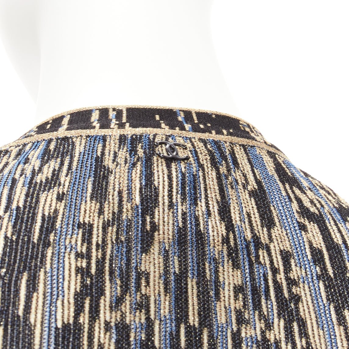 Chanel Metallic Lurex Cardigan - Back view