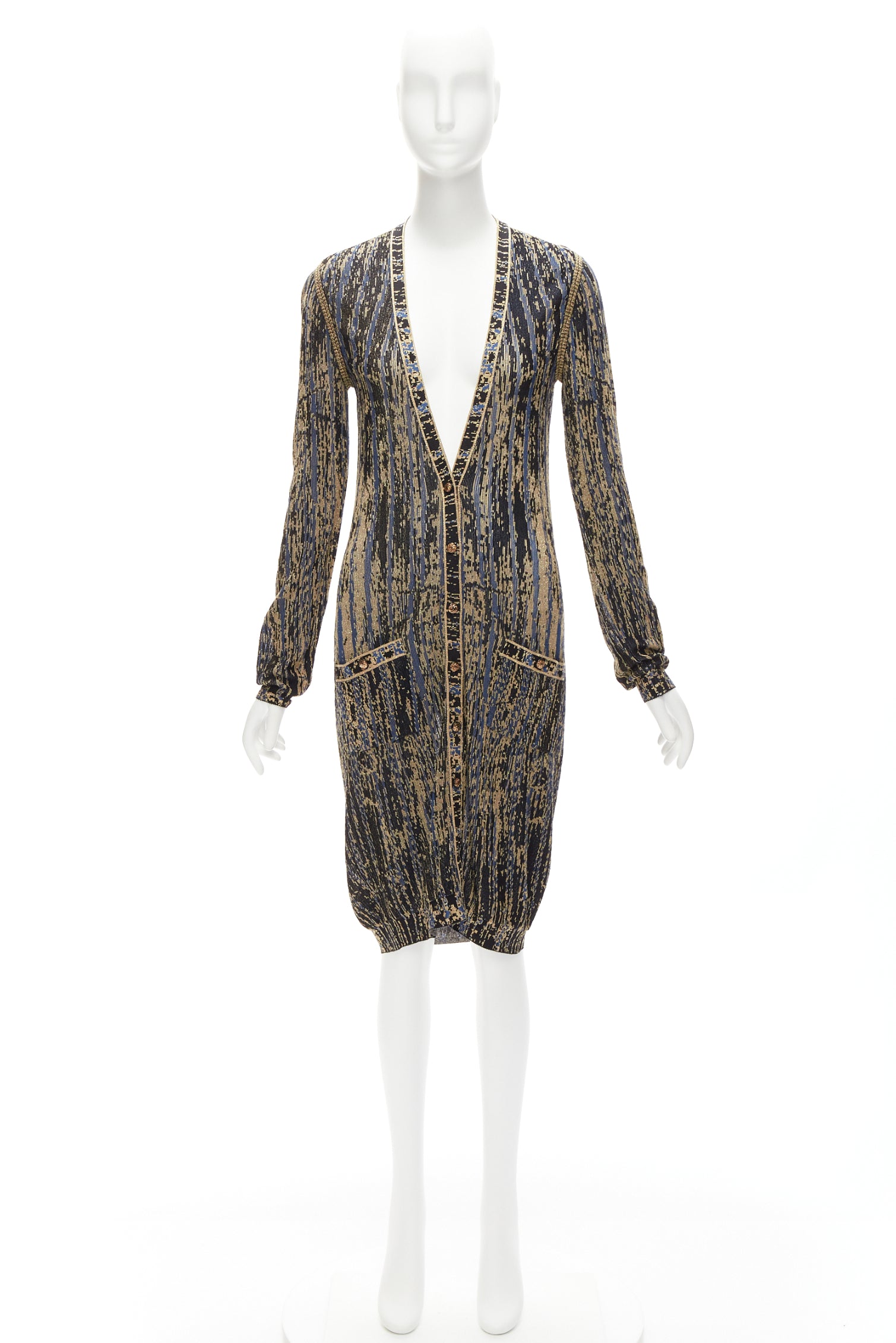 Chanel Metallic Lurex Cardigan - Image 12