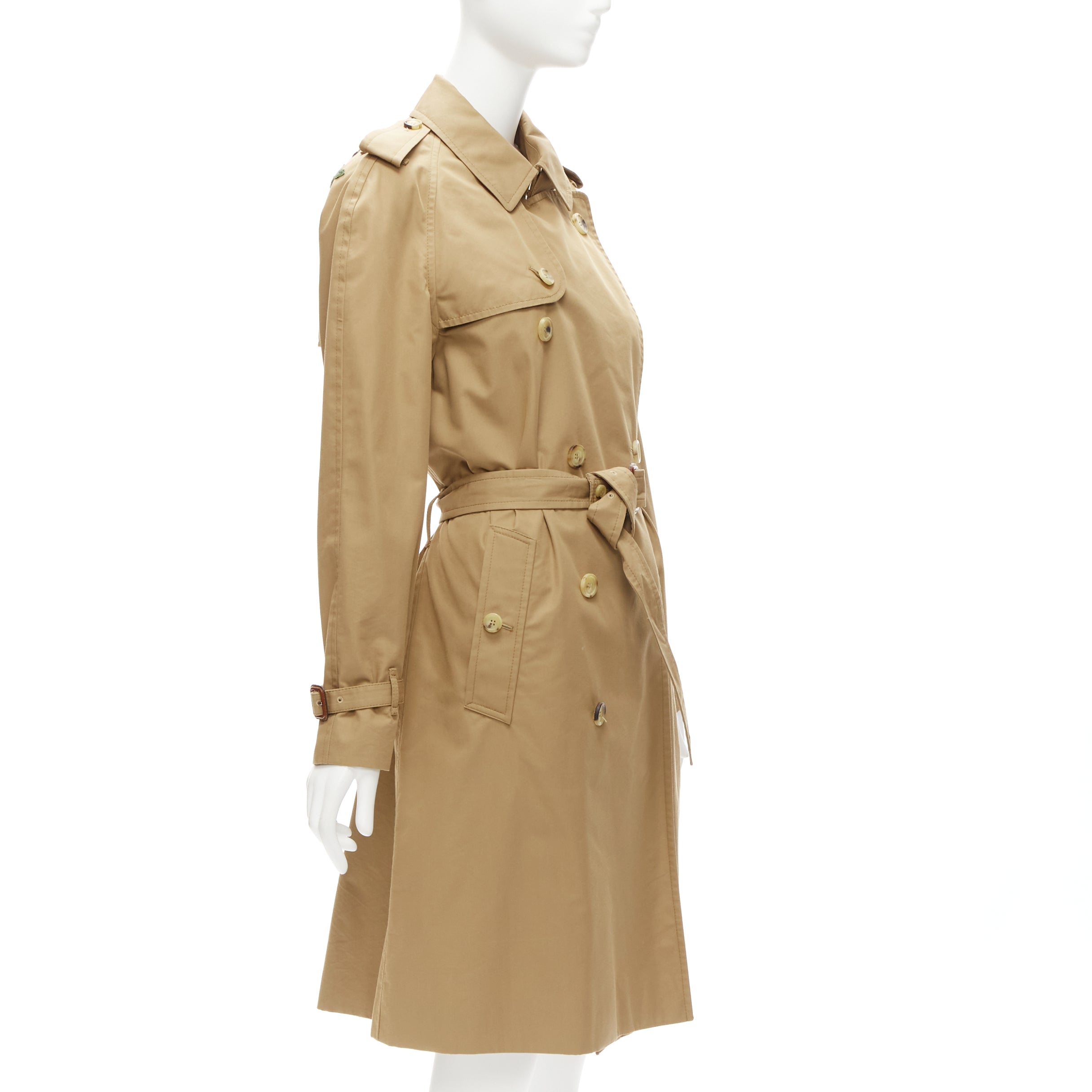 Gucci Gold Tiger Trench Coat - Side view