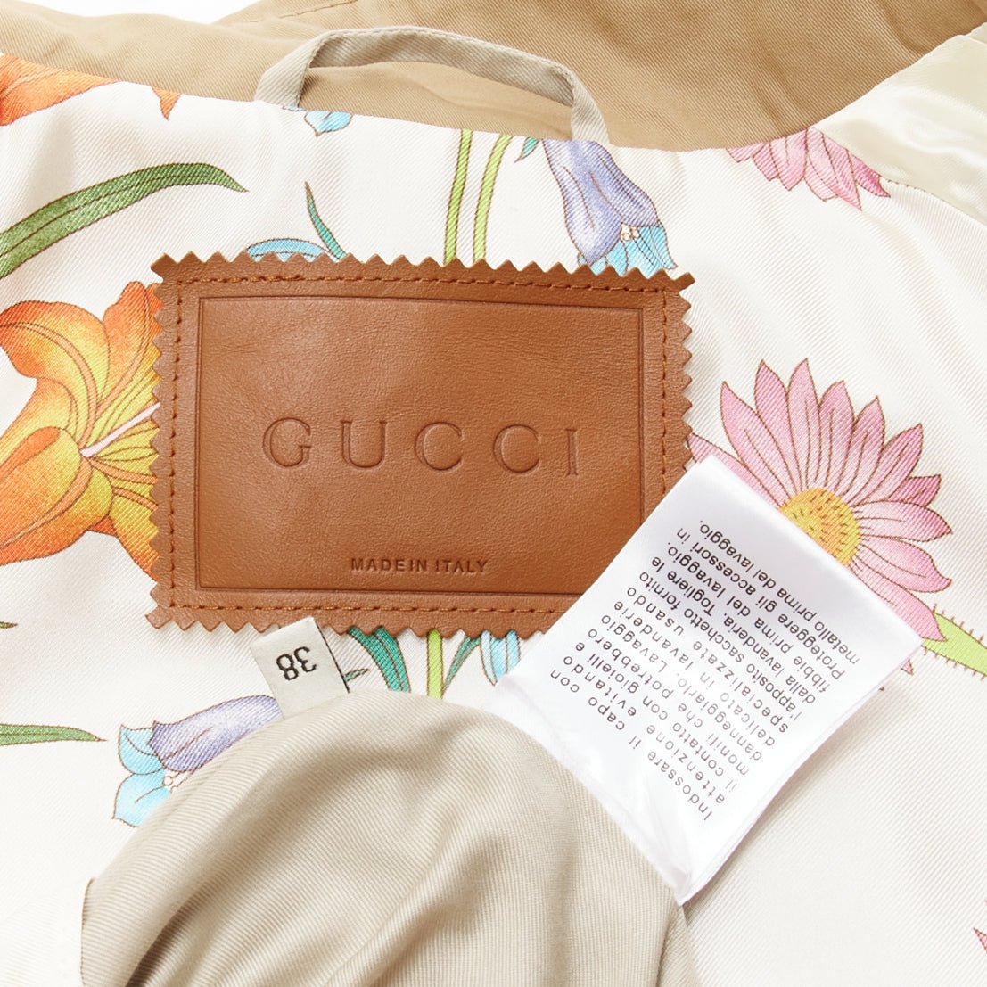 Gucci Gold Tiger Trench Coat - Image 11