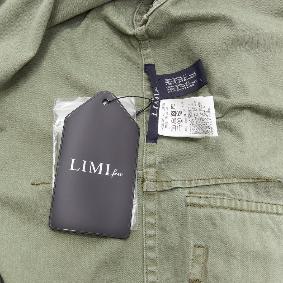 Limi Feu Green Utility Parka Coat - Image 11
