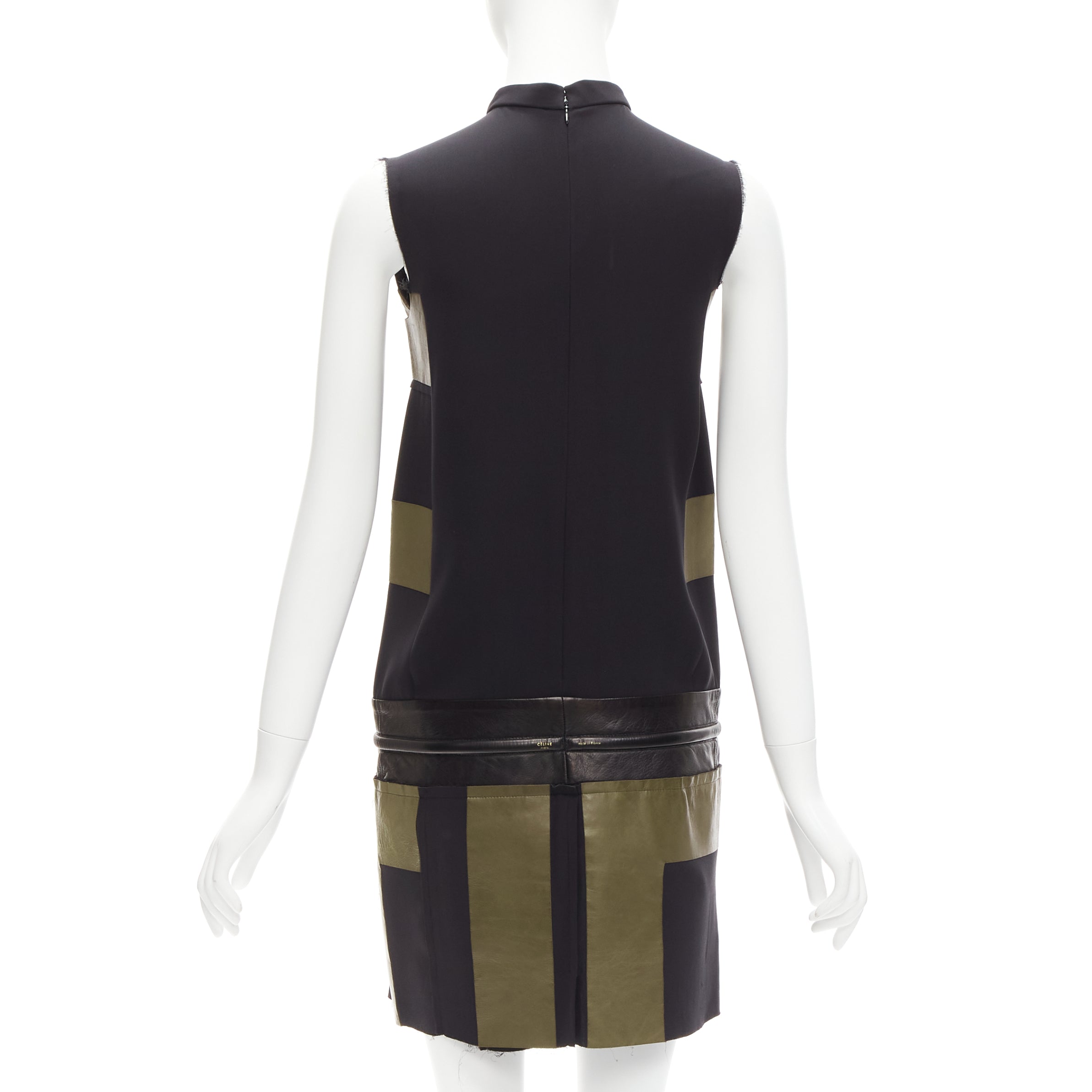 Celine Panel Gold Belt Dress - Side view