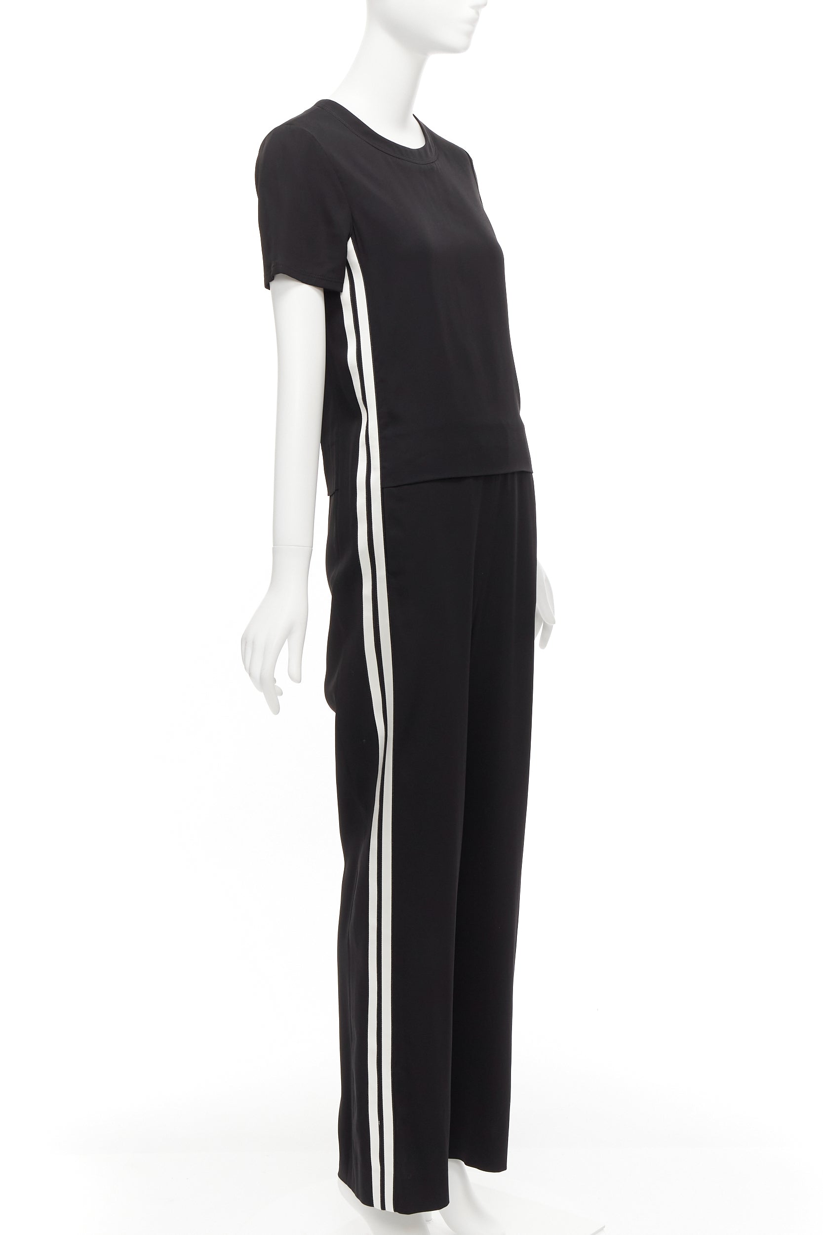 Neil Barrett Layered Striped Jumpsuit