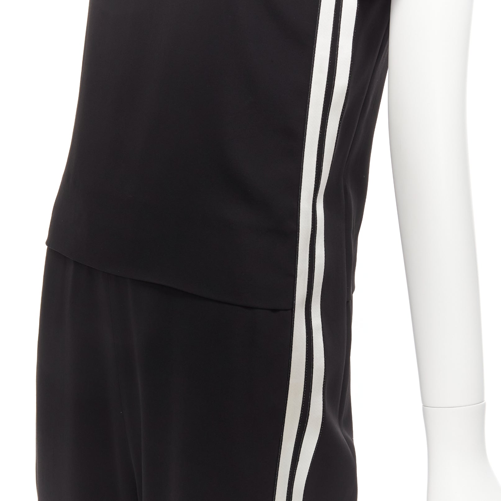 Neil Barrett Layered Striped Jumpsuit - Back view