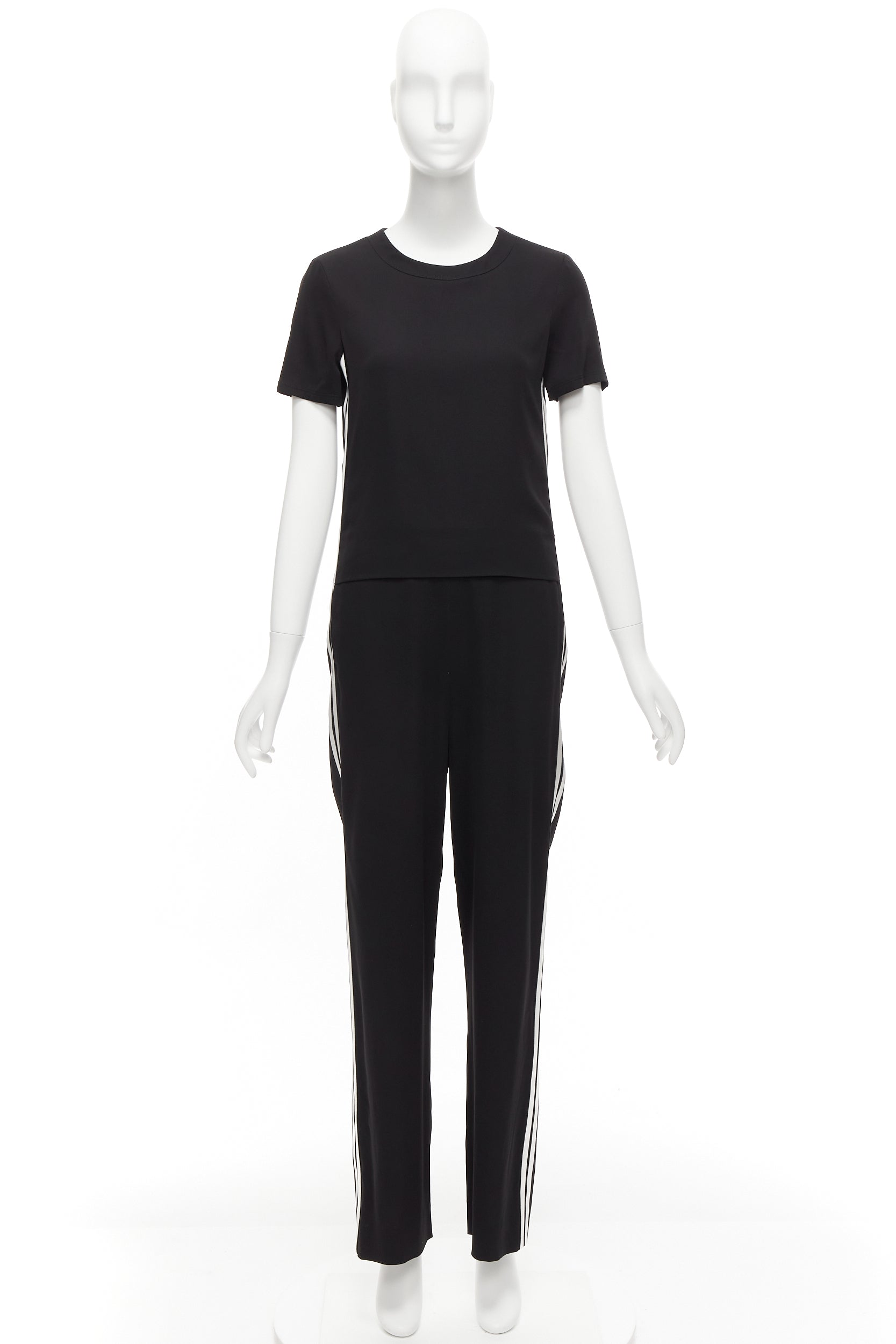 Neil Barrett Layered Striped Jumpsuit - Image 11