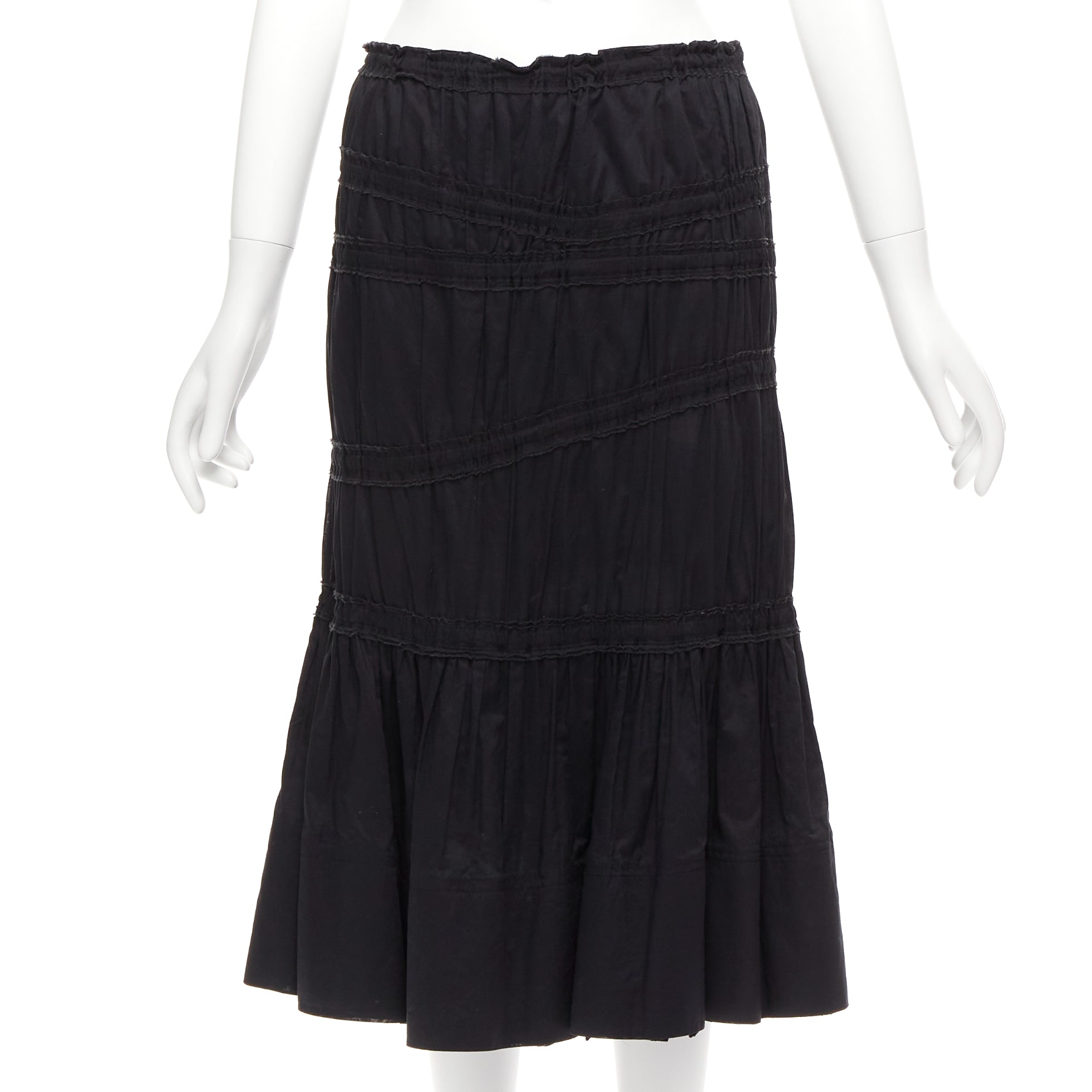 Yves Saint Laurent Shirred Flute Skirt