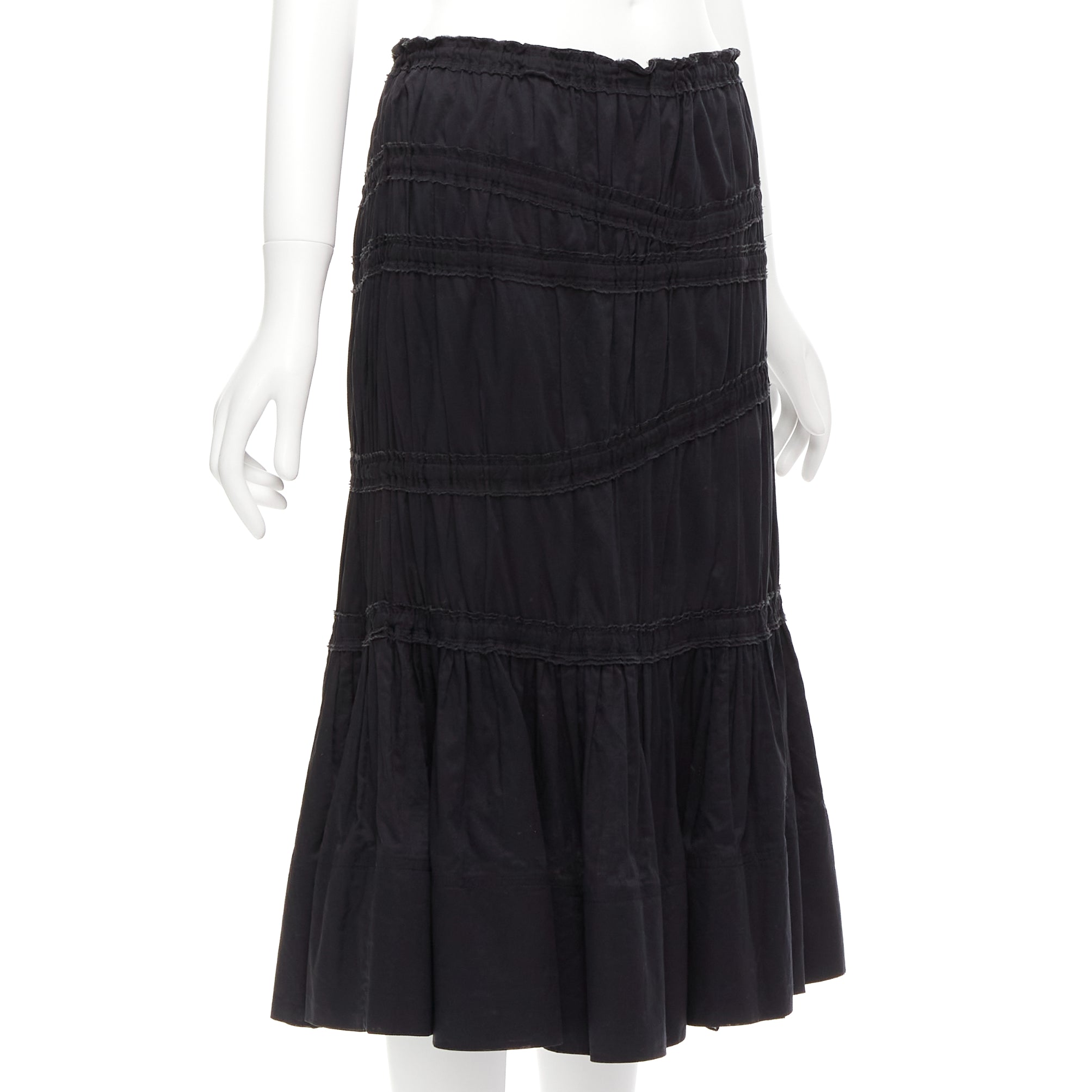 Yves Saint Laurent Shirred Flute Skirt - Image 6