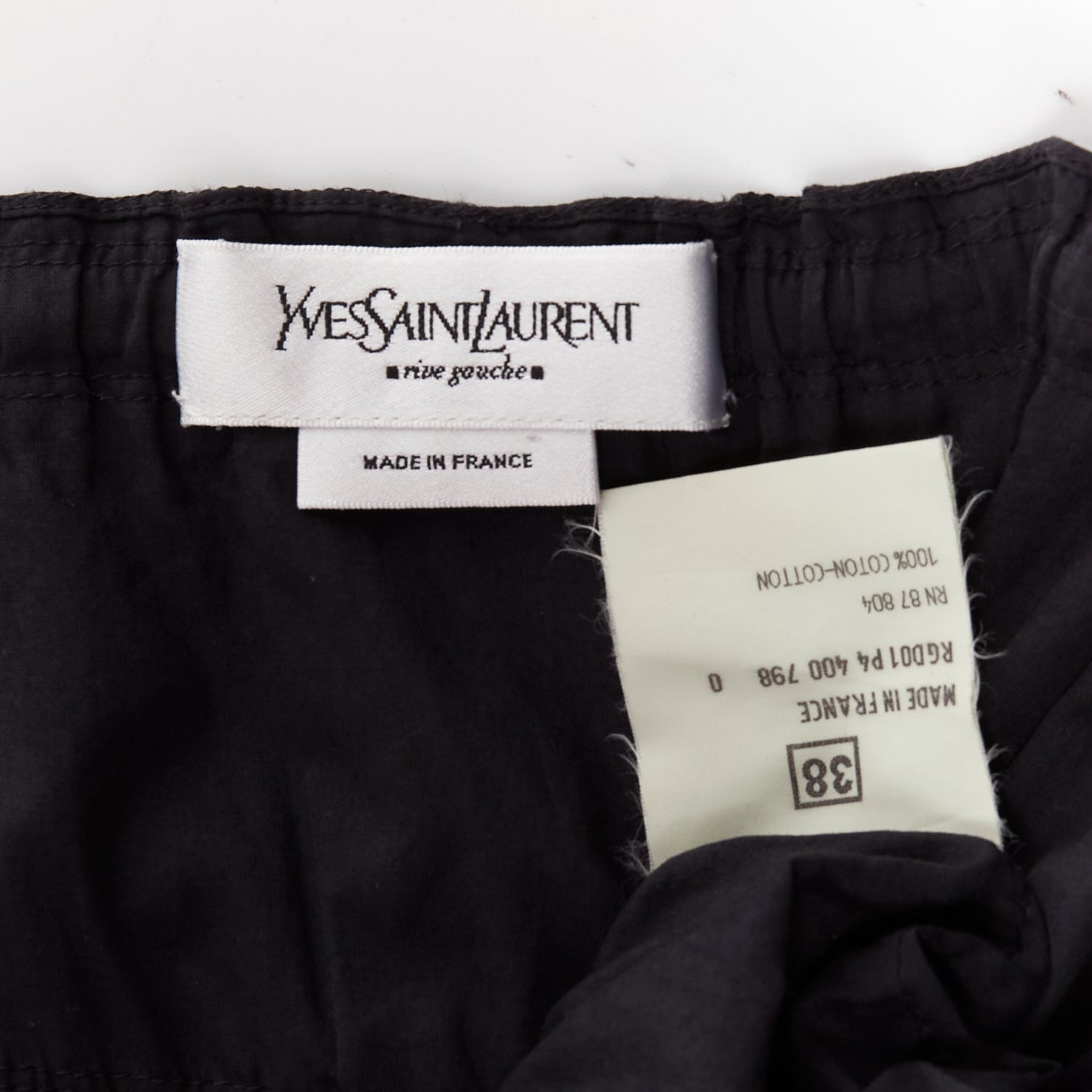 Yves Saint Laurent Shirred Flute Skirt - Image 10