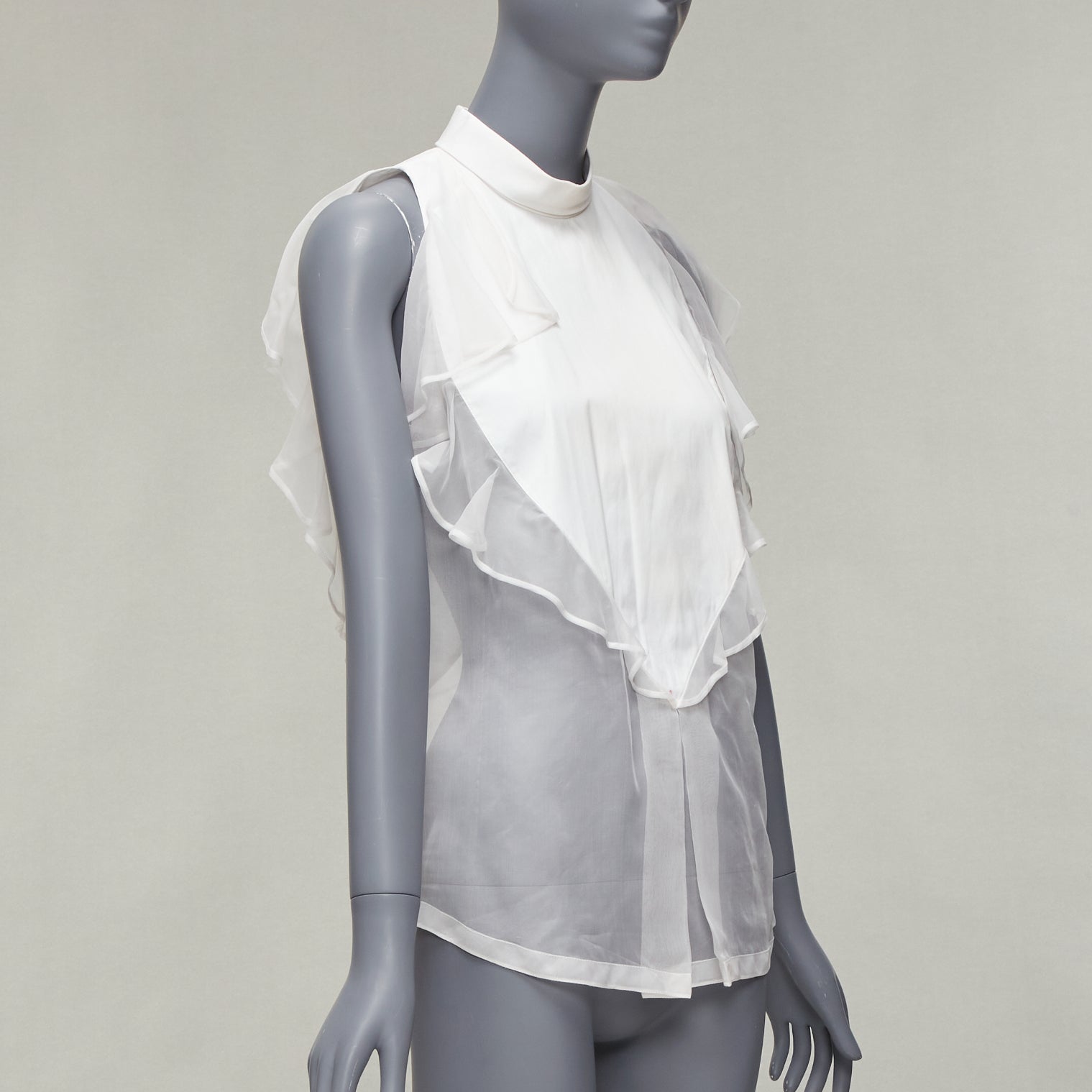 Givenchy Ruffle Collar Shirt - Image 6