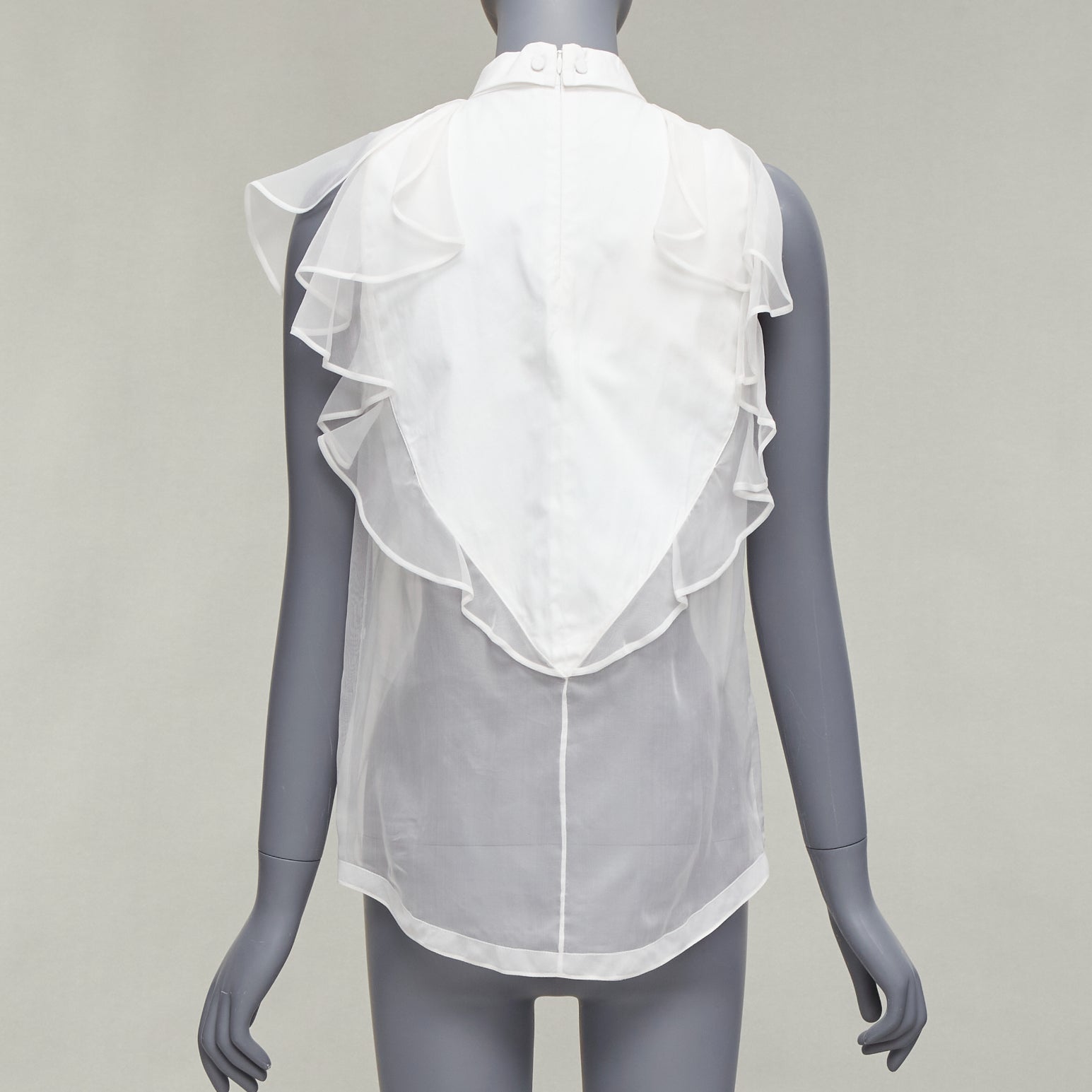 Givenchy Ruffle Collar Shirt - Side view