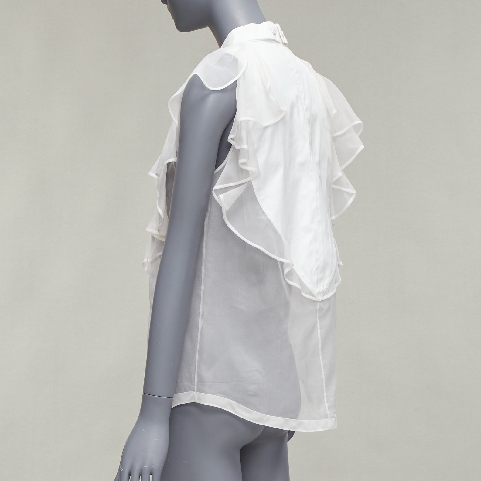 Givenchy Ruffle Collar Shirt - Detail 1