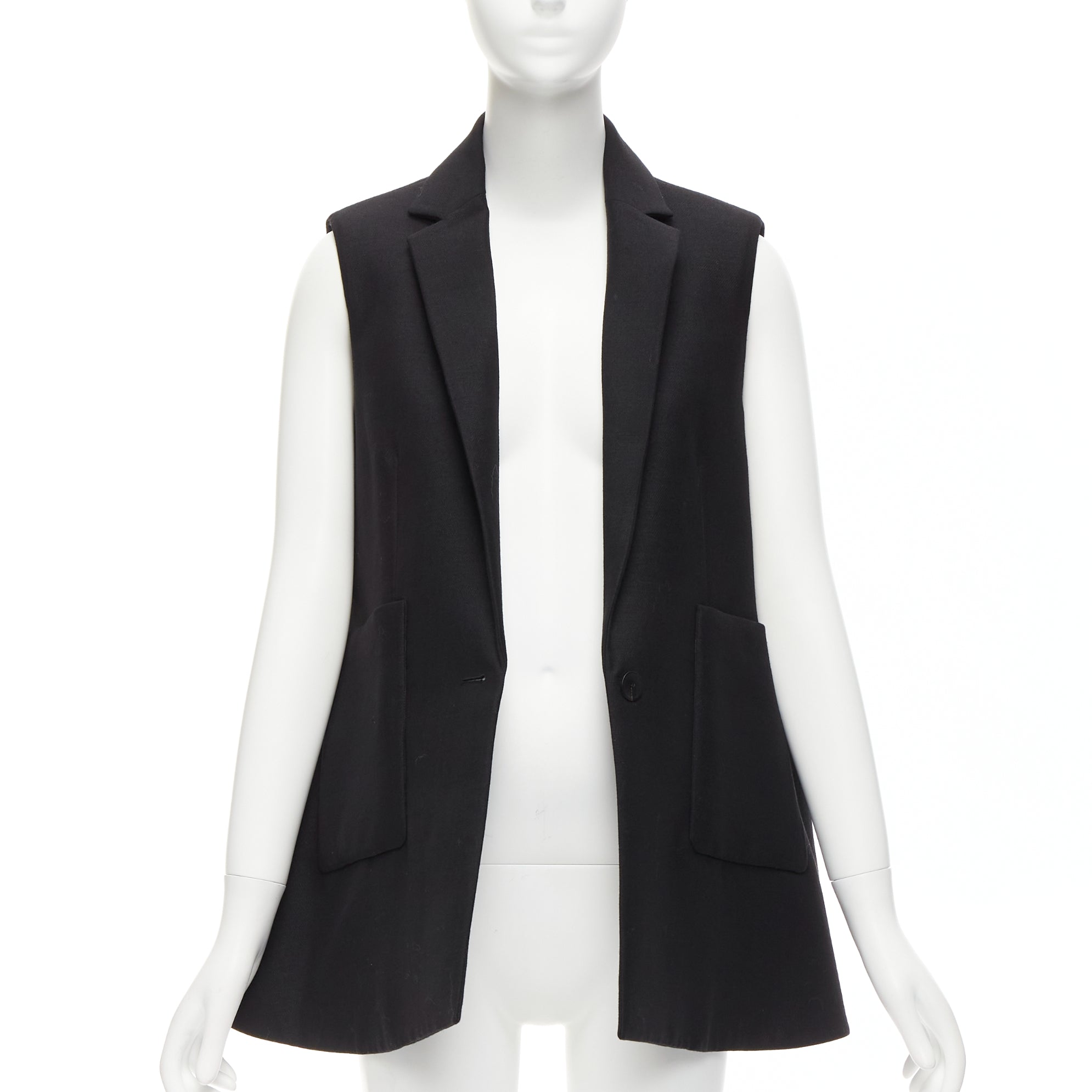 Balenciaga Black Bell Vest Blazer - Image 6
