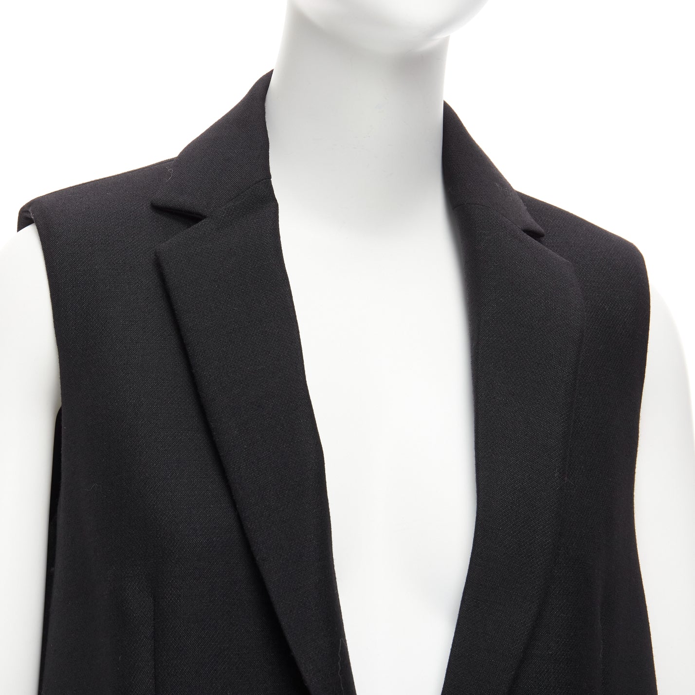 Balenciaga Black Bell Vest Blazer - Image 10
