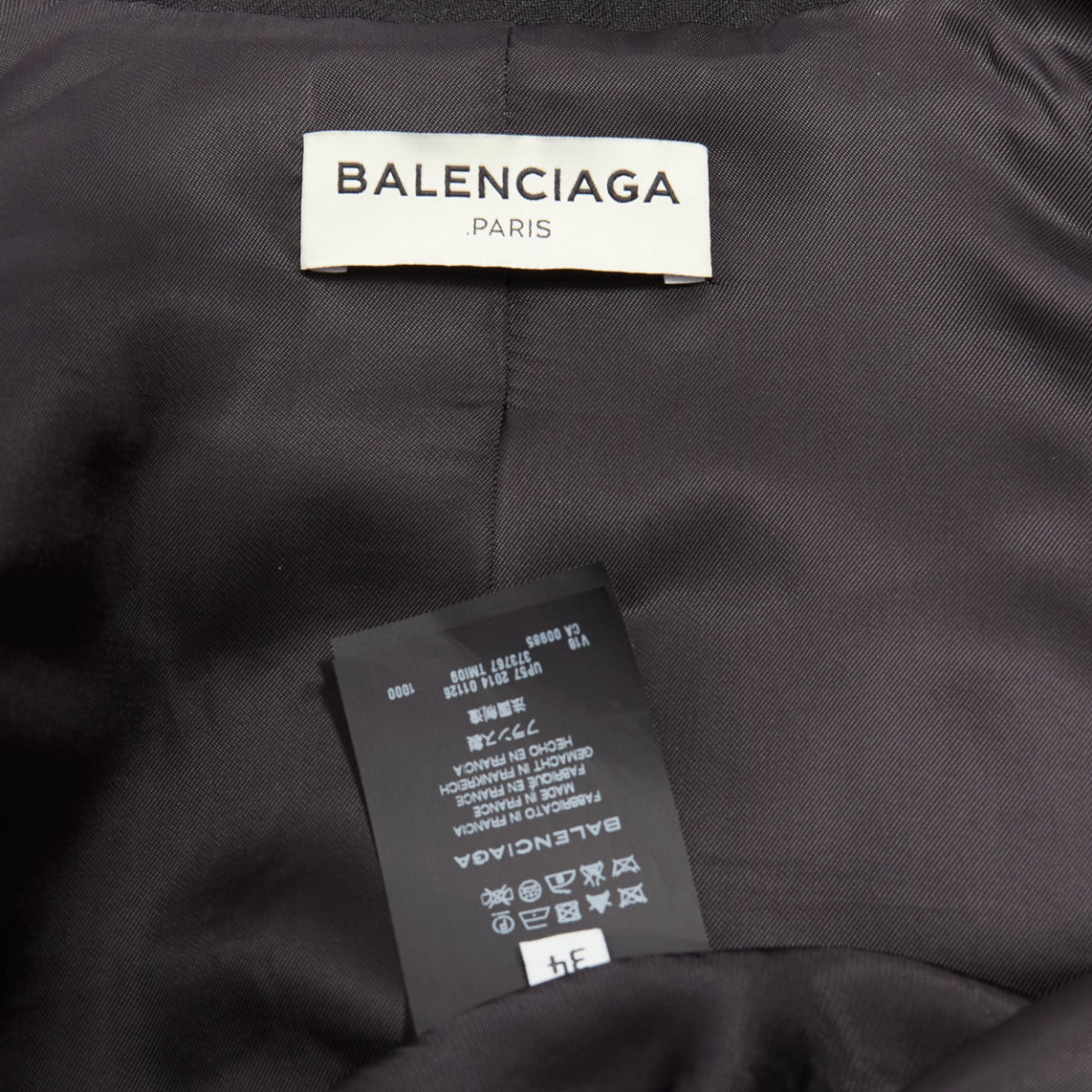 Balenciaga Black Bell Vest Blazer - Image 11