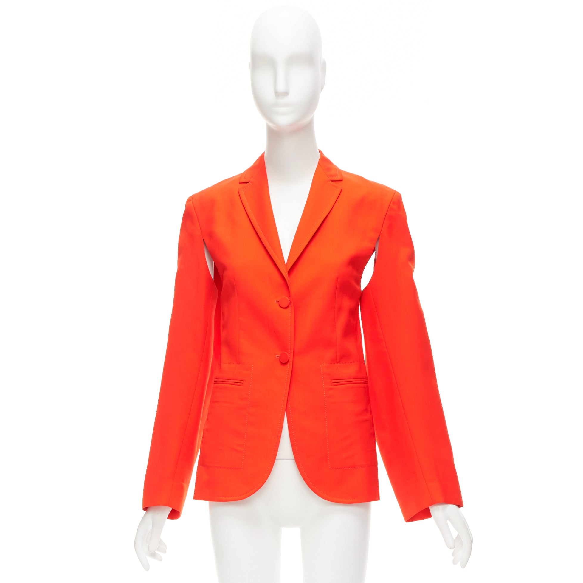 Ports 1961 Orange Asymmetric Blazer - Image 11