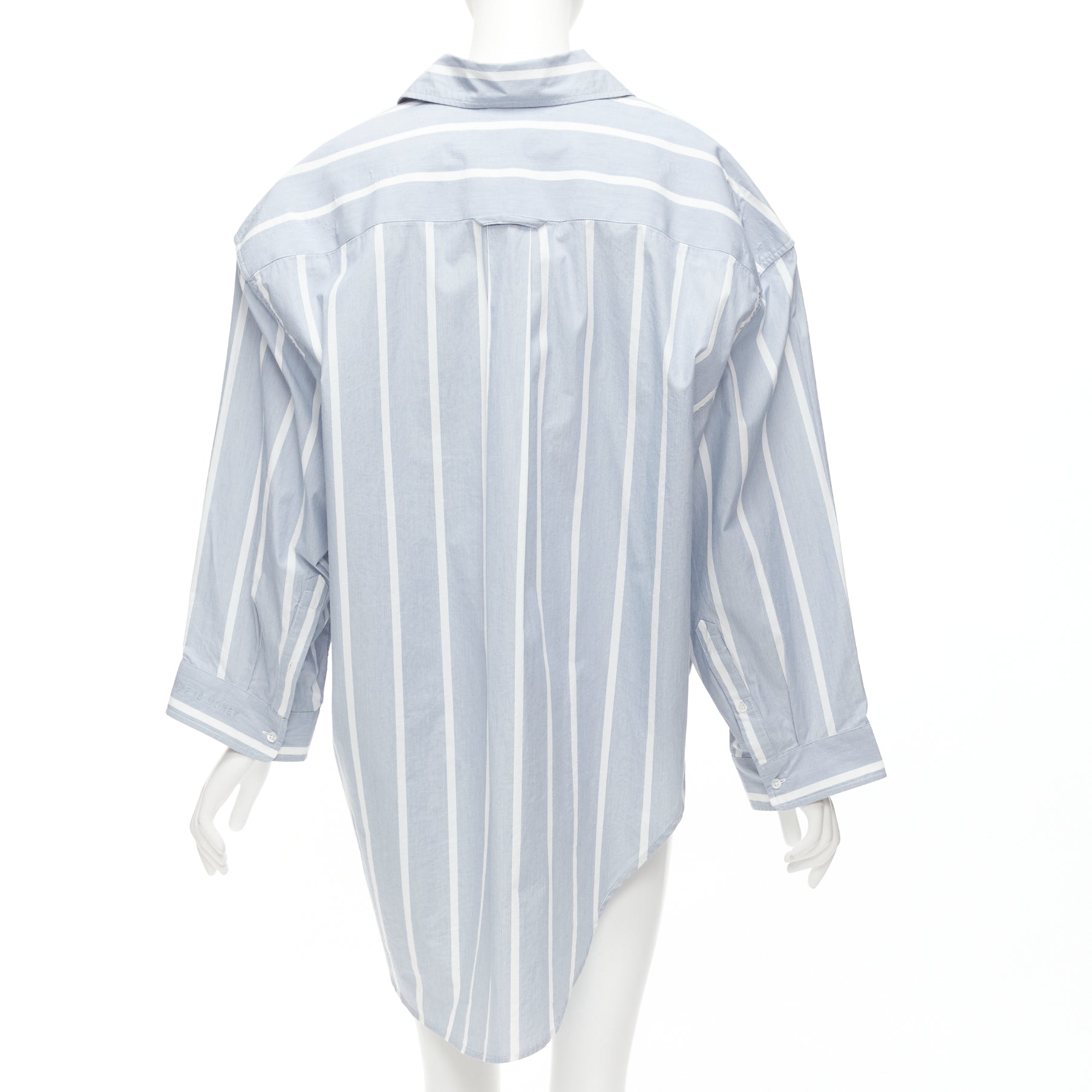 Vetements Striped Oversized Shirt - Side view
