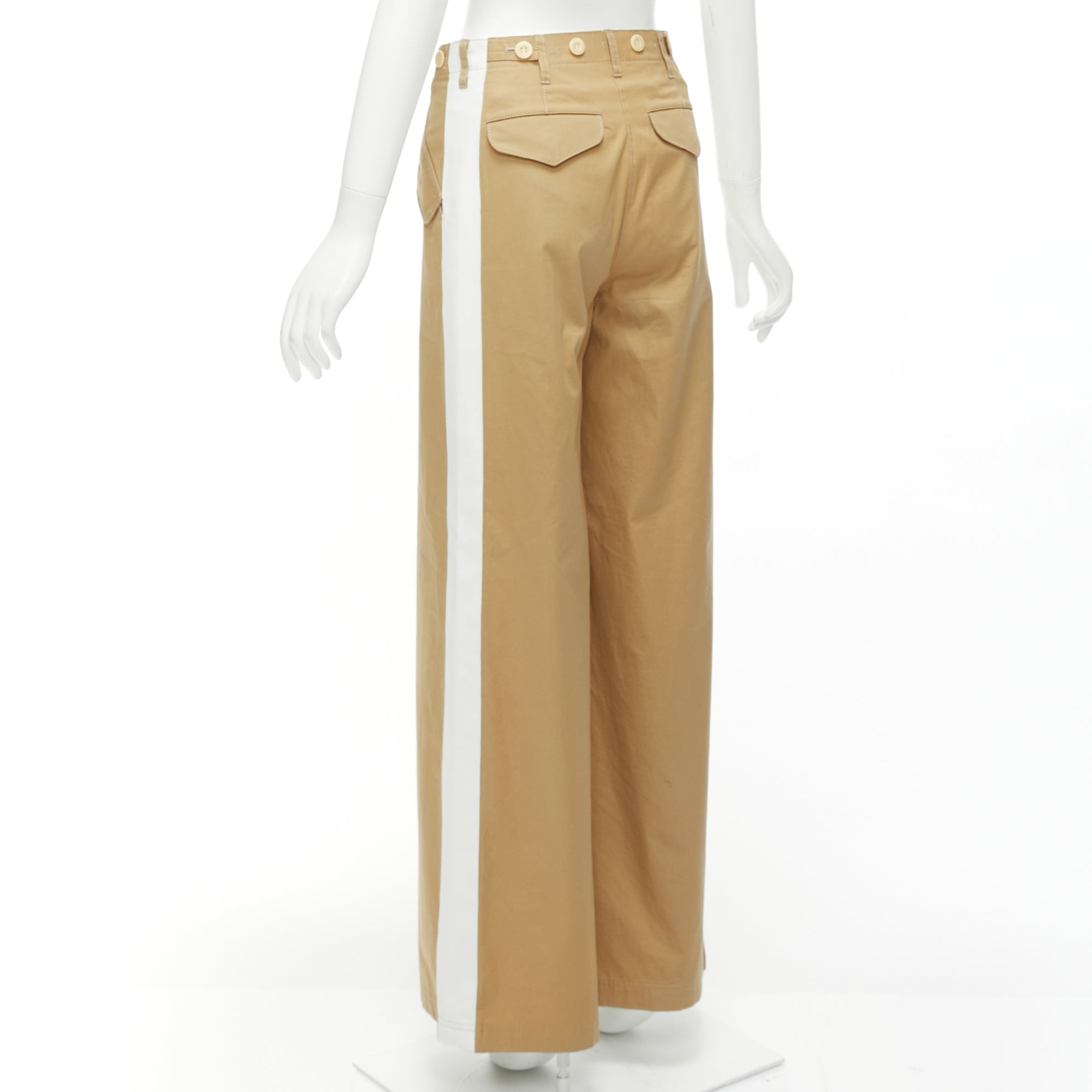 Sacai Cargo Wide Pants - Side view