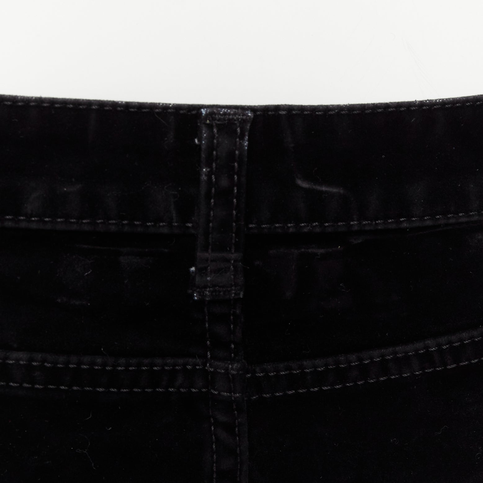 Saint Laurent Velvet Cropped Pants - Detail 2