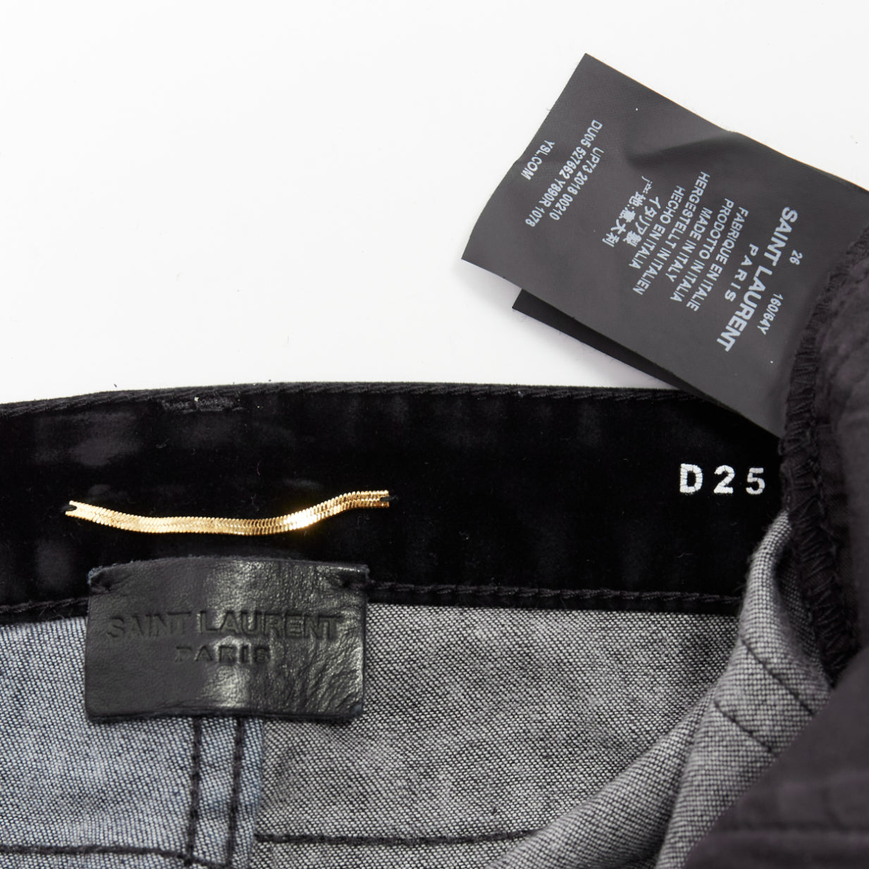 Saint Laurent Velvet Cropped Pants - Image 10