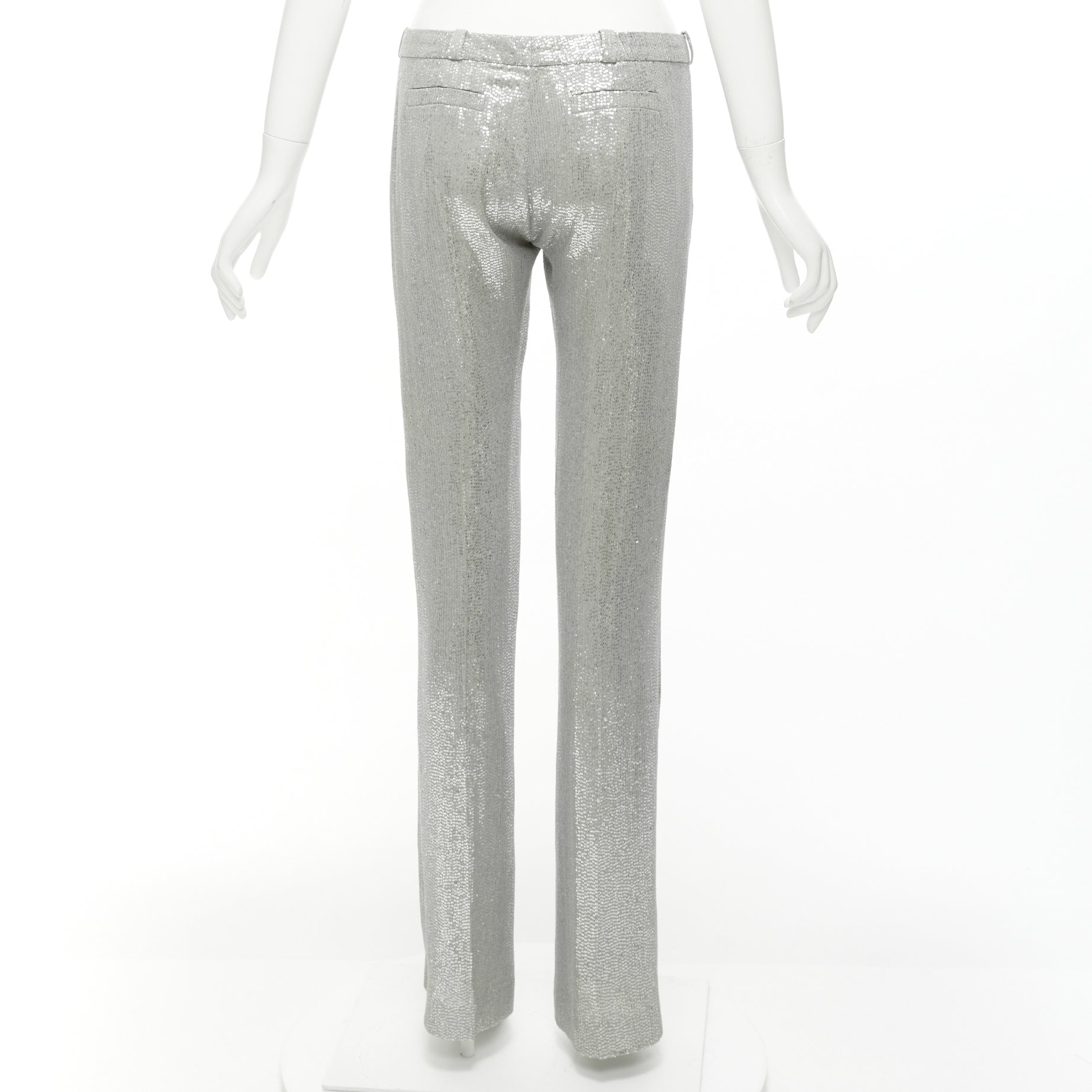 Alexis Mabille Sequinned Straight Pants - Side view