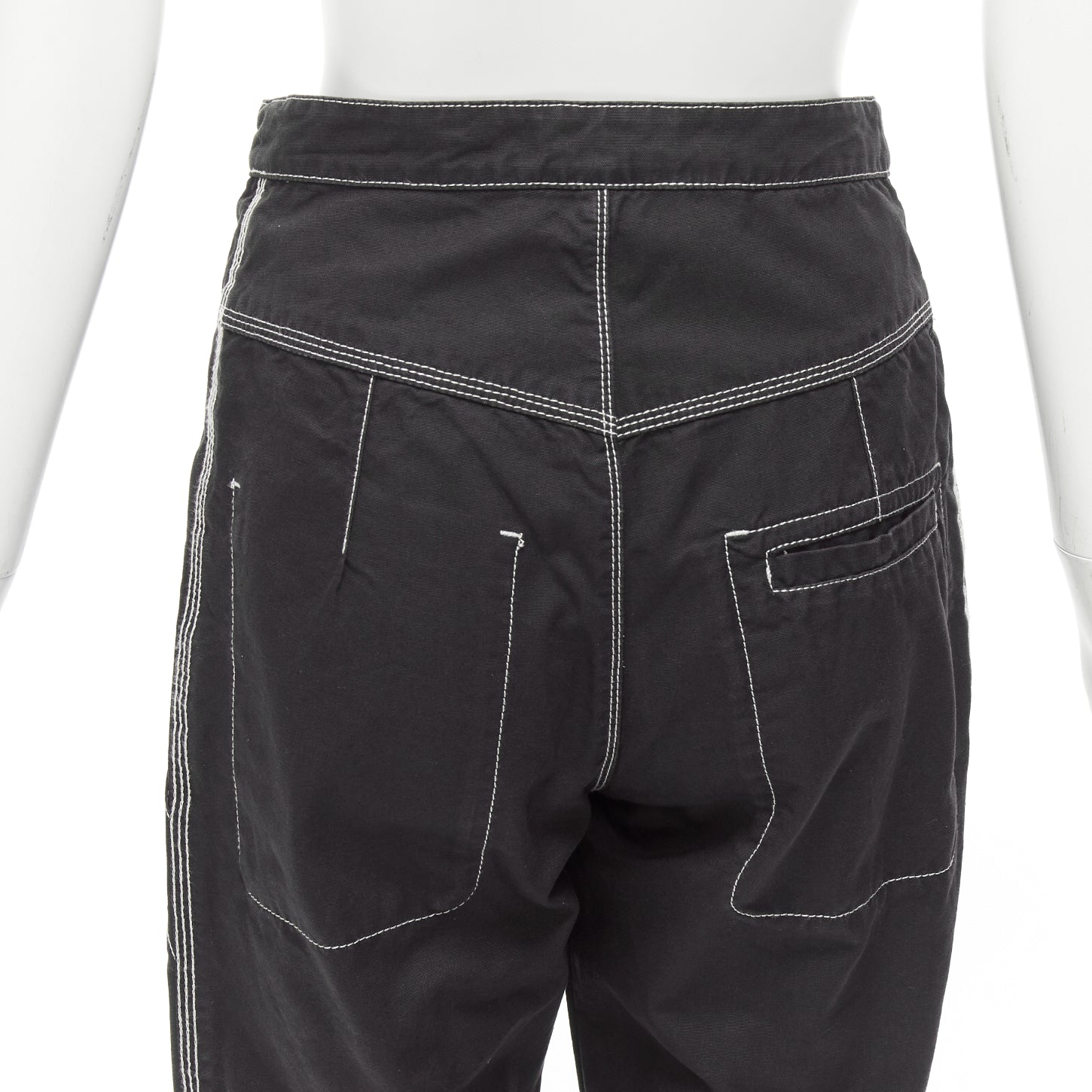 Isabel Marant Topstitch Carpenter Pants - Back view