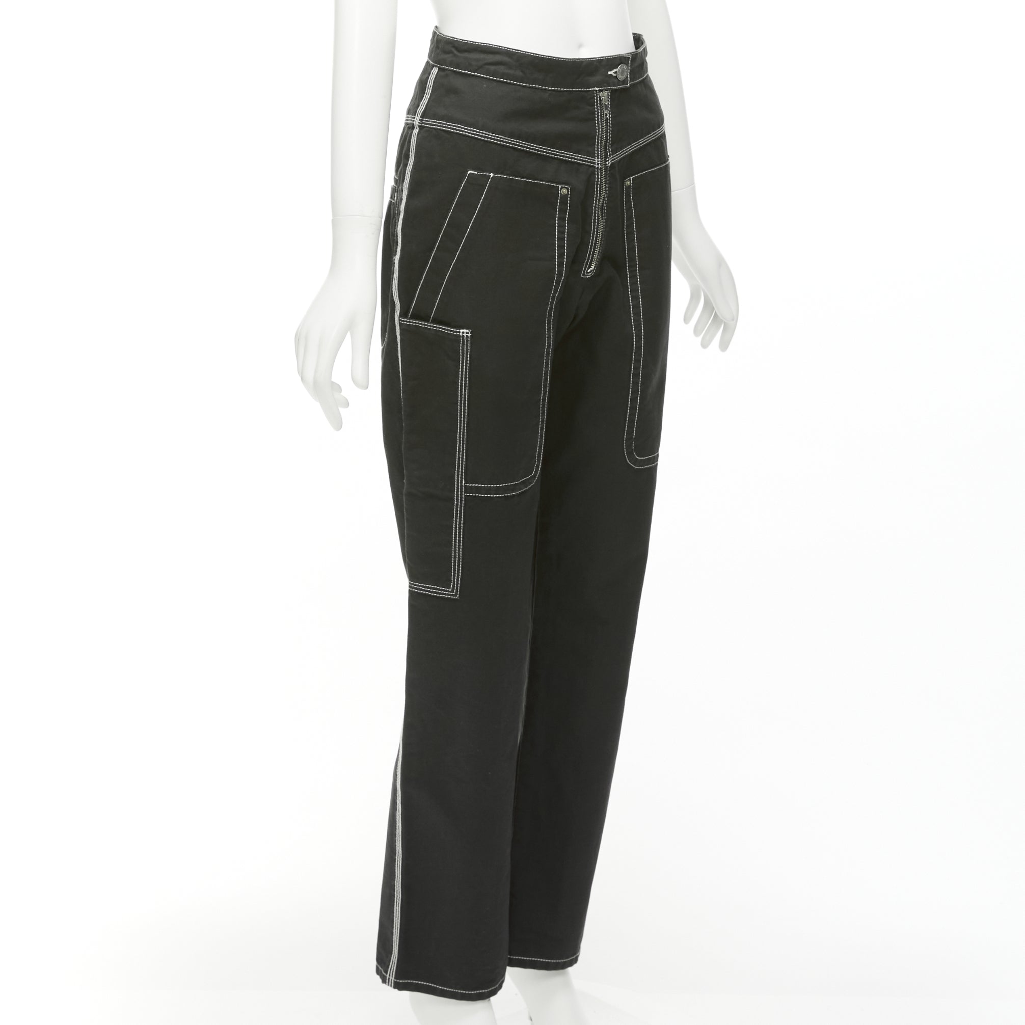 Isabel Marant Topstitch Carpenter Pants - Image 6
