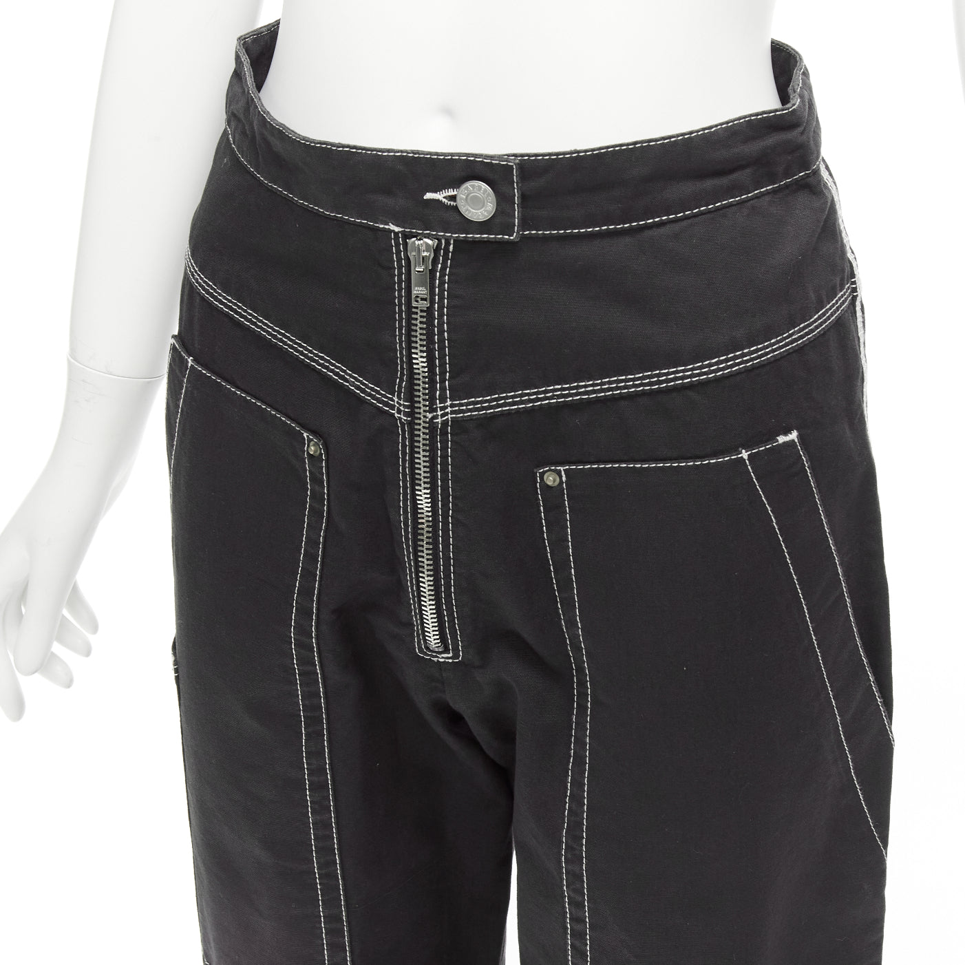 Isabel Marant Topstitch Carpenter Pants - Detail 2