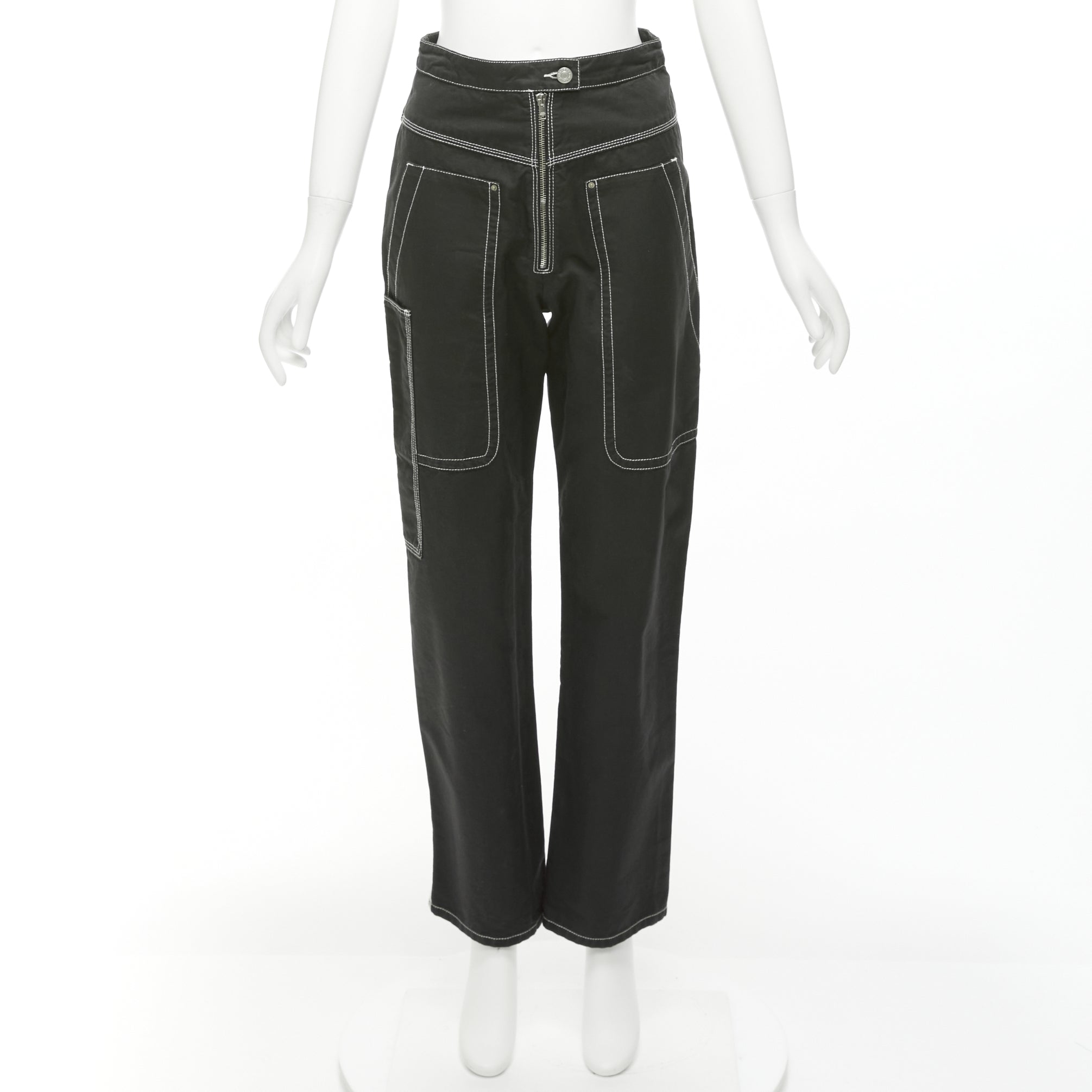 Isabel Marant Topstitch Carpenter Pants - Image 11
