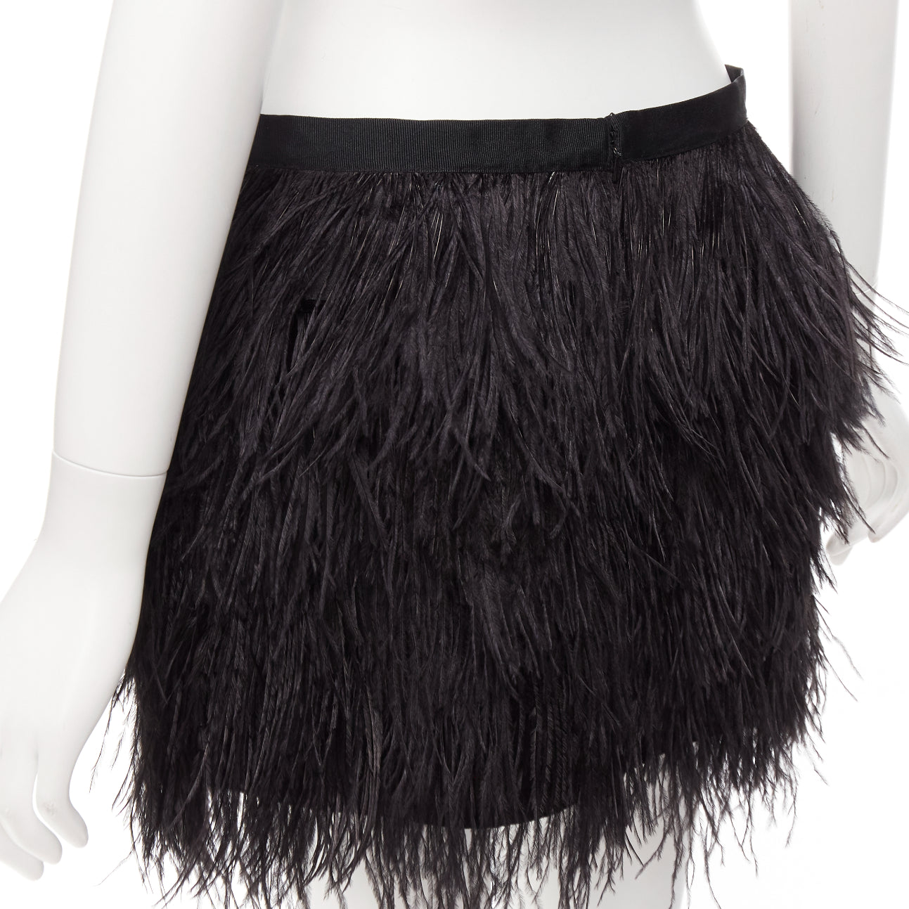 Haute Hippie Feather Silk Skirt - Detail 1