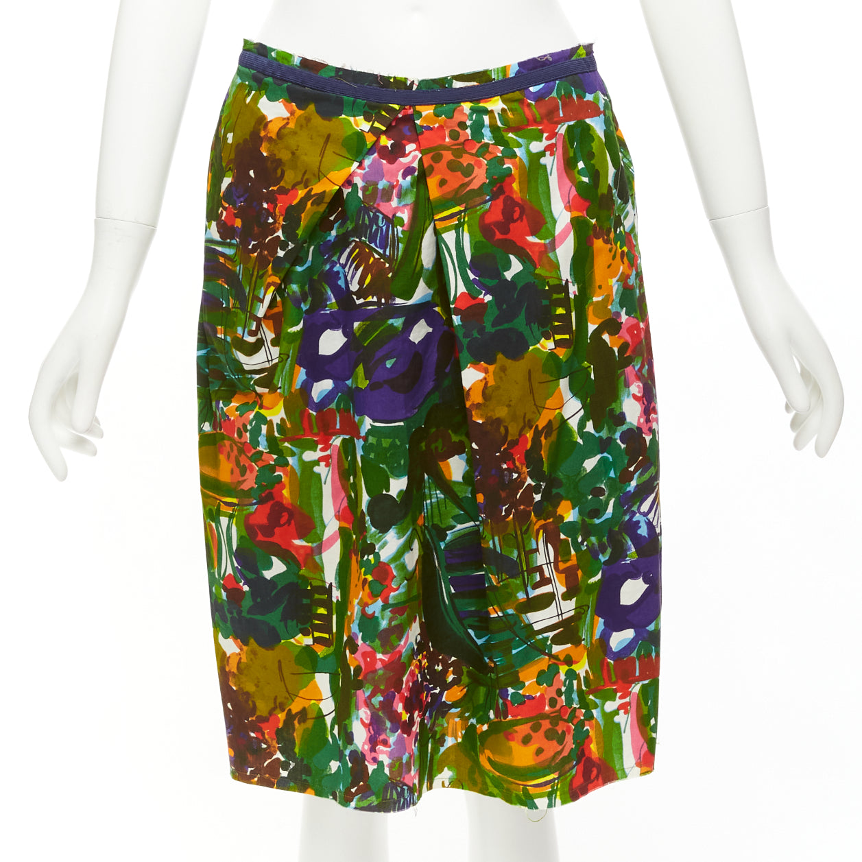 Marni Floral Pleat Skirt