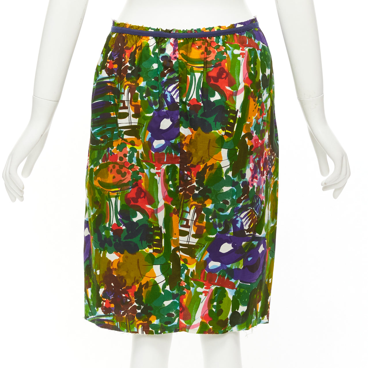 Marni Floral Pleat Skirt - Side view