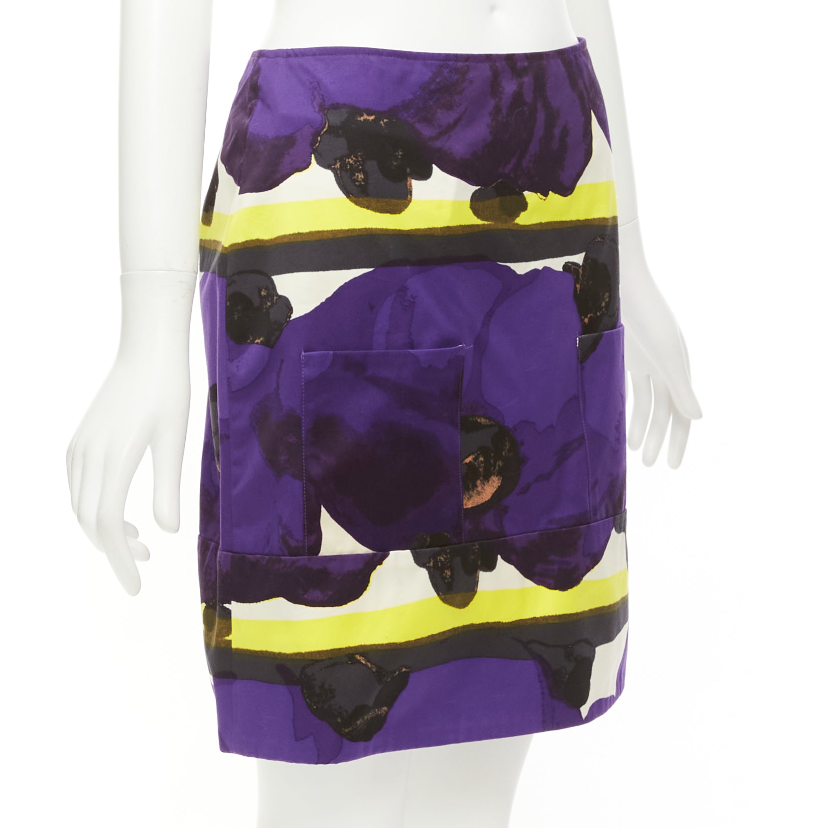 Marni Orchid Print Skirt - Image 6