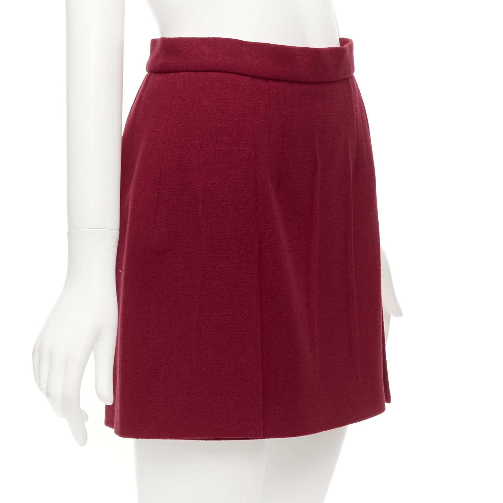 Prada Crinkle Crepe Skirt - Image 6