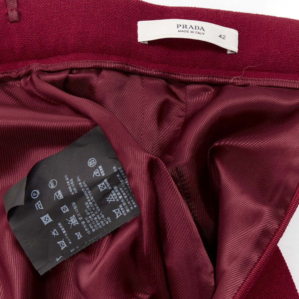 Prada Crinkle Crepe Skirt - Image 10