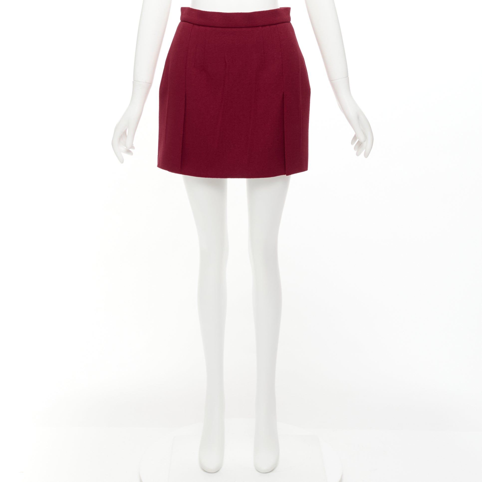 Prada Crinkle Crepe Skirt - Image 11