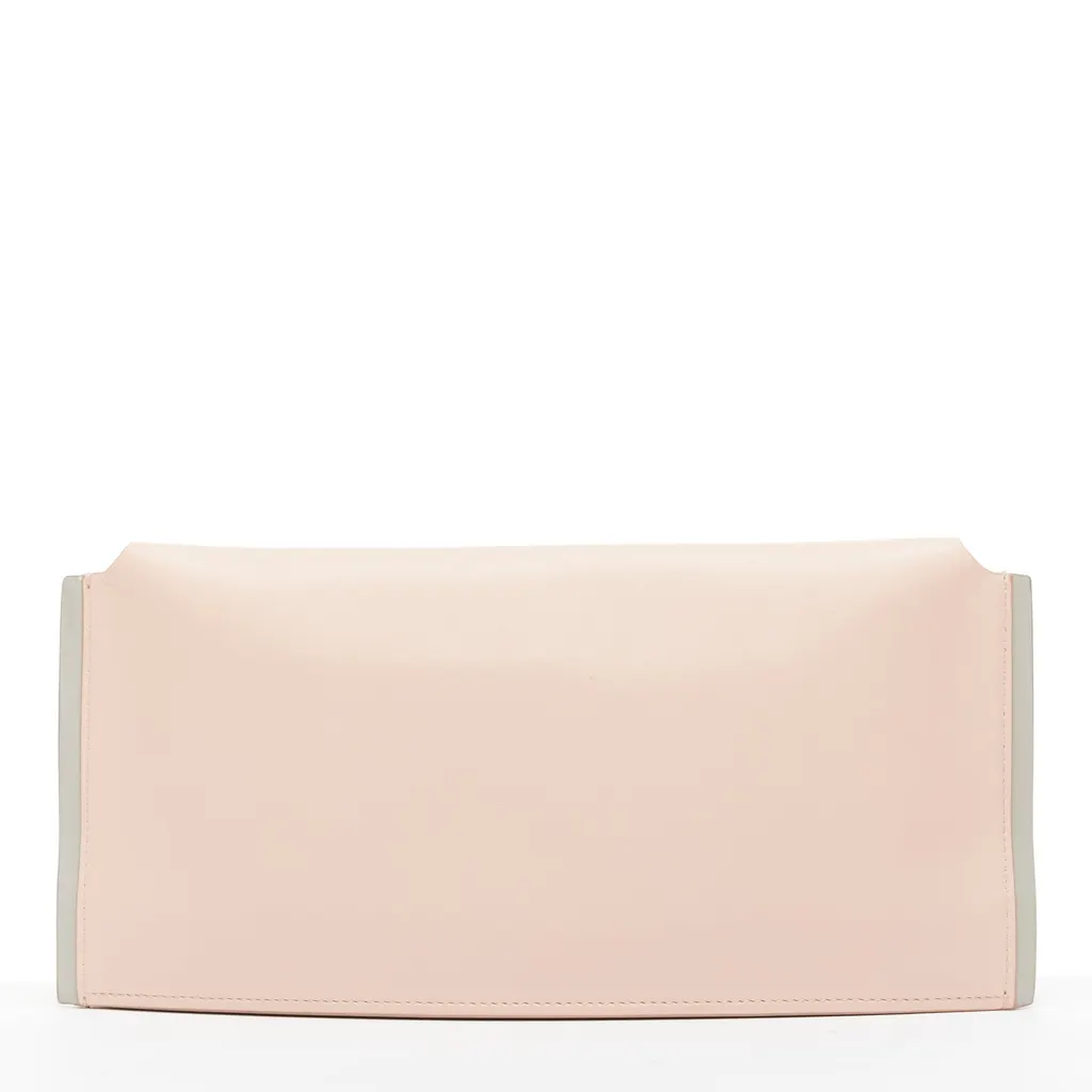 Jil Sander Gold Stud Wristlet Pink Leather Very good - Box View